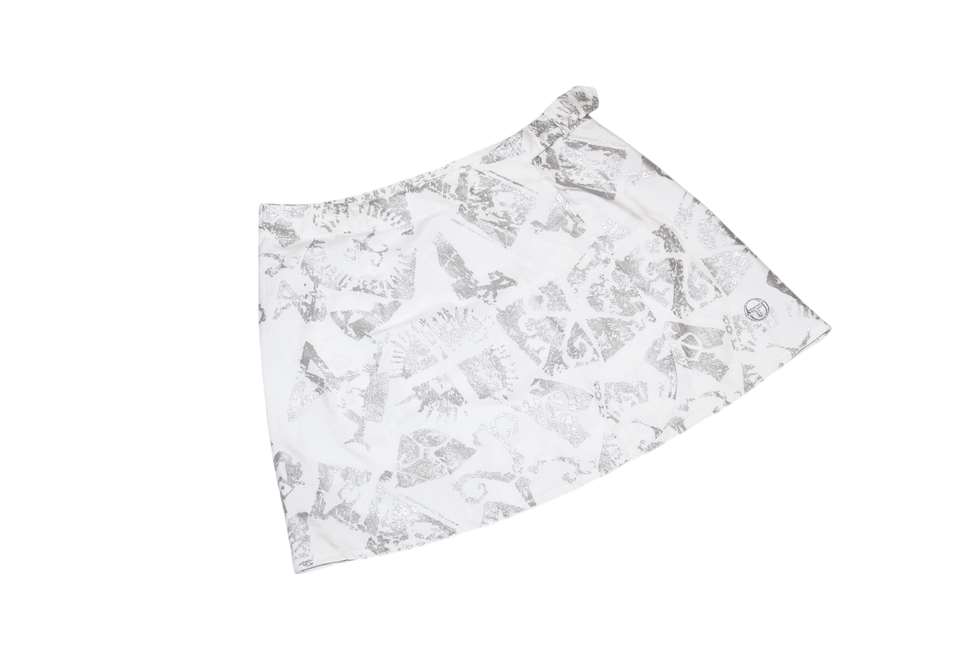Sergio Tacchini Sergio Tacchini Abstract Glitter Coated Wrap Tennis Skirt Size 32" / US 10 / IT 46 - 10 Thumbnail