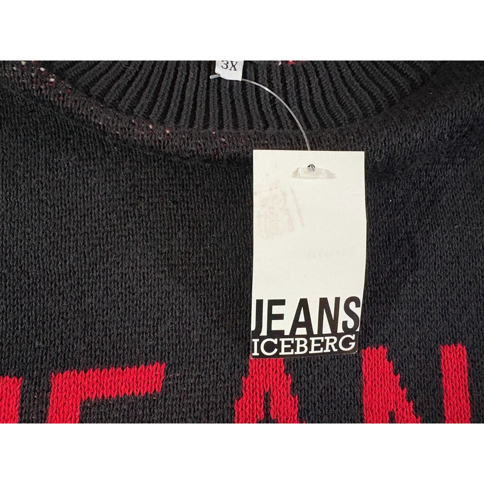 Iceberg Peanuts Linus Knit Sweater Disney size 3XL black Mad