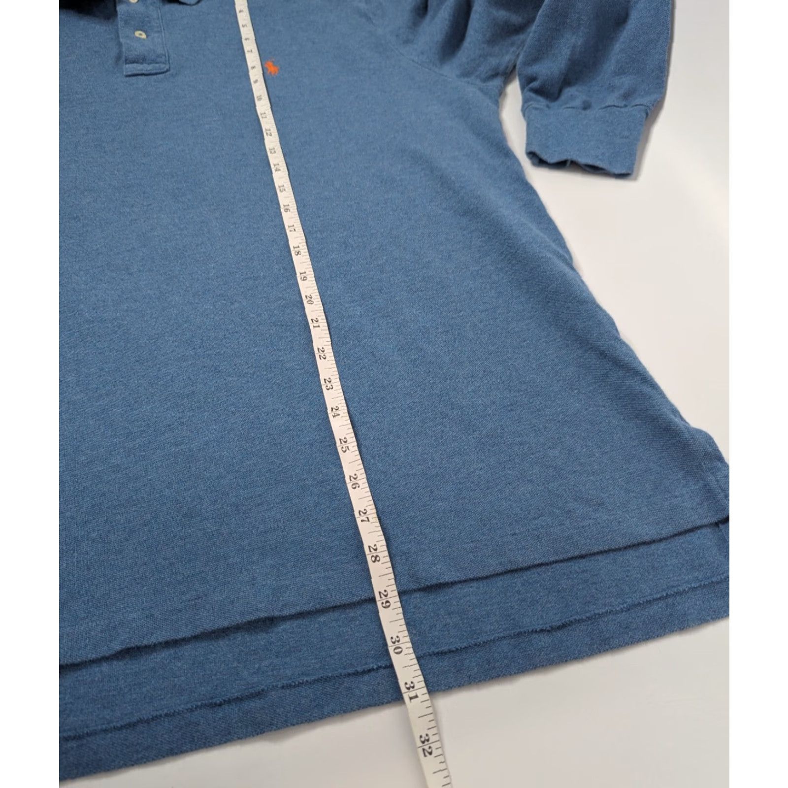 Polo Ralph Lauren Polo Ralph Lauren Polo Shirt Long Sleeve Blue Men's XL Casual Polo Shirt, Preppy, Classic, Designer, 100% Cotton, Knit Polo Size US XL / EU 56 / 4 - 5 Thumbnail