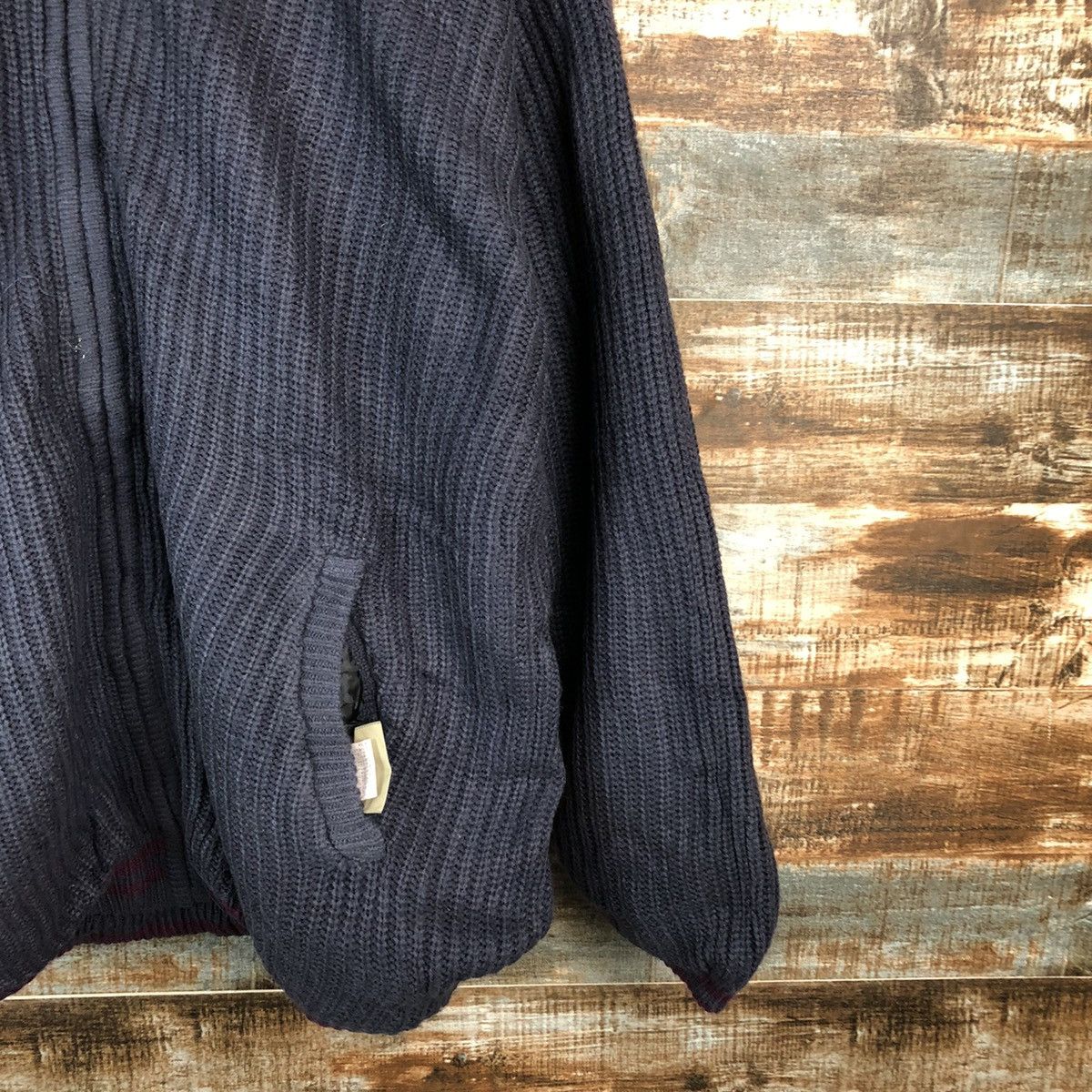 Japanese Brand Resal Work Black knitwear sweater vintage #A1702 Size US M / EU 48-50 / 2 - 8 Thumbnail
