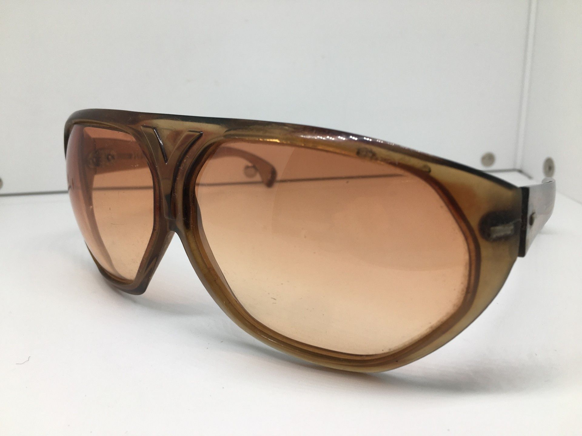 Yves Saint Laurent '71 MOD YVES SAINT LAURENT X RENAULD FRANCE SUNGLASSES RARE Size ONE SIZE - 1 Thumbnail
