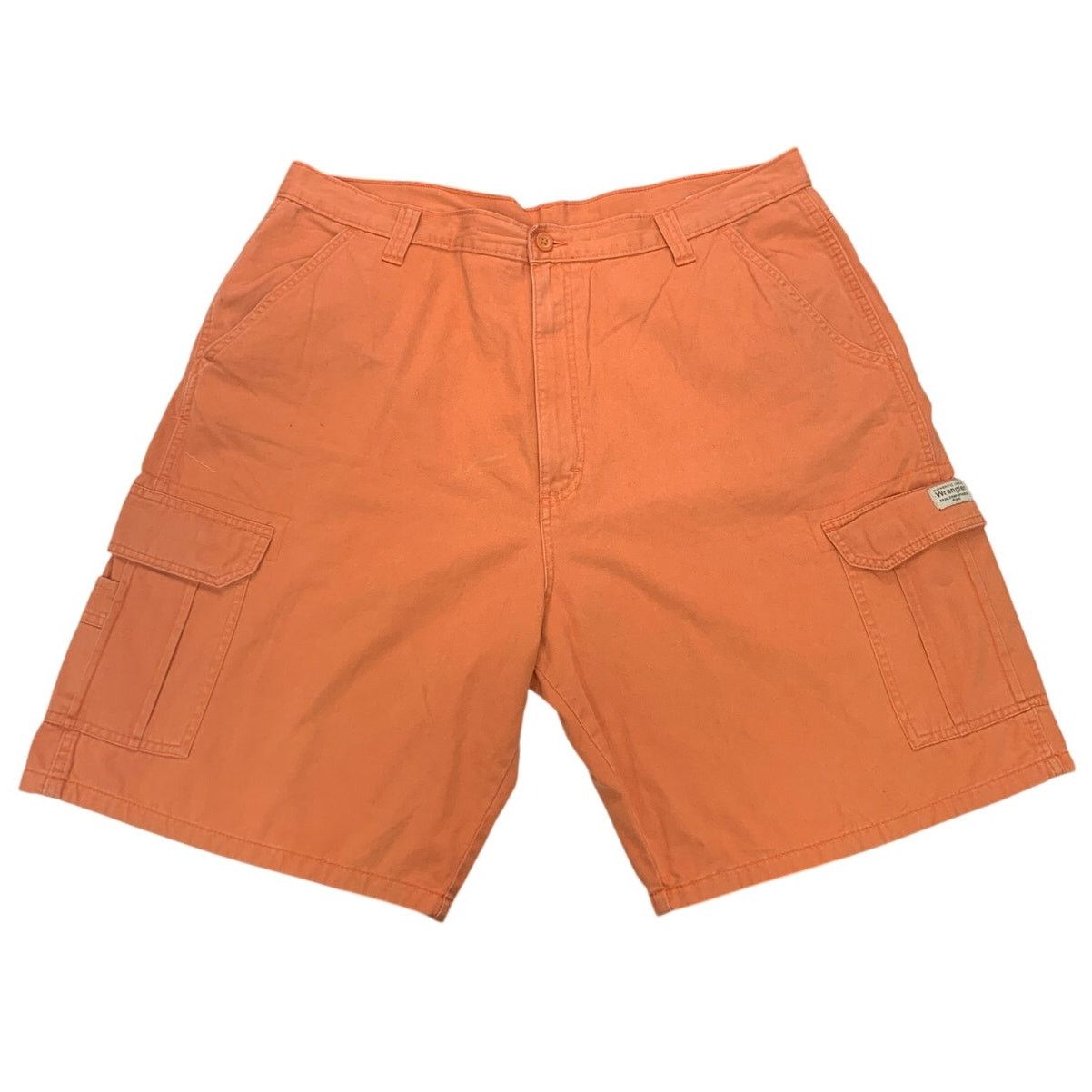 Wrangler Wrangler Mens Size 40 Orange Bermuda Cargo Shorts w Pockets Size US 38 / EU 54 - 1 Thumbnail