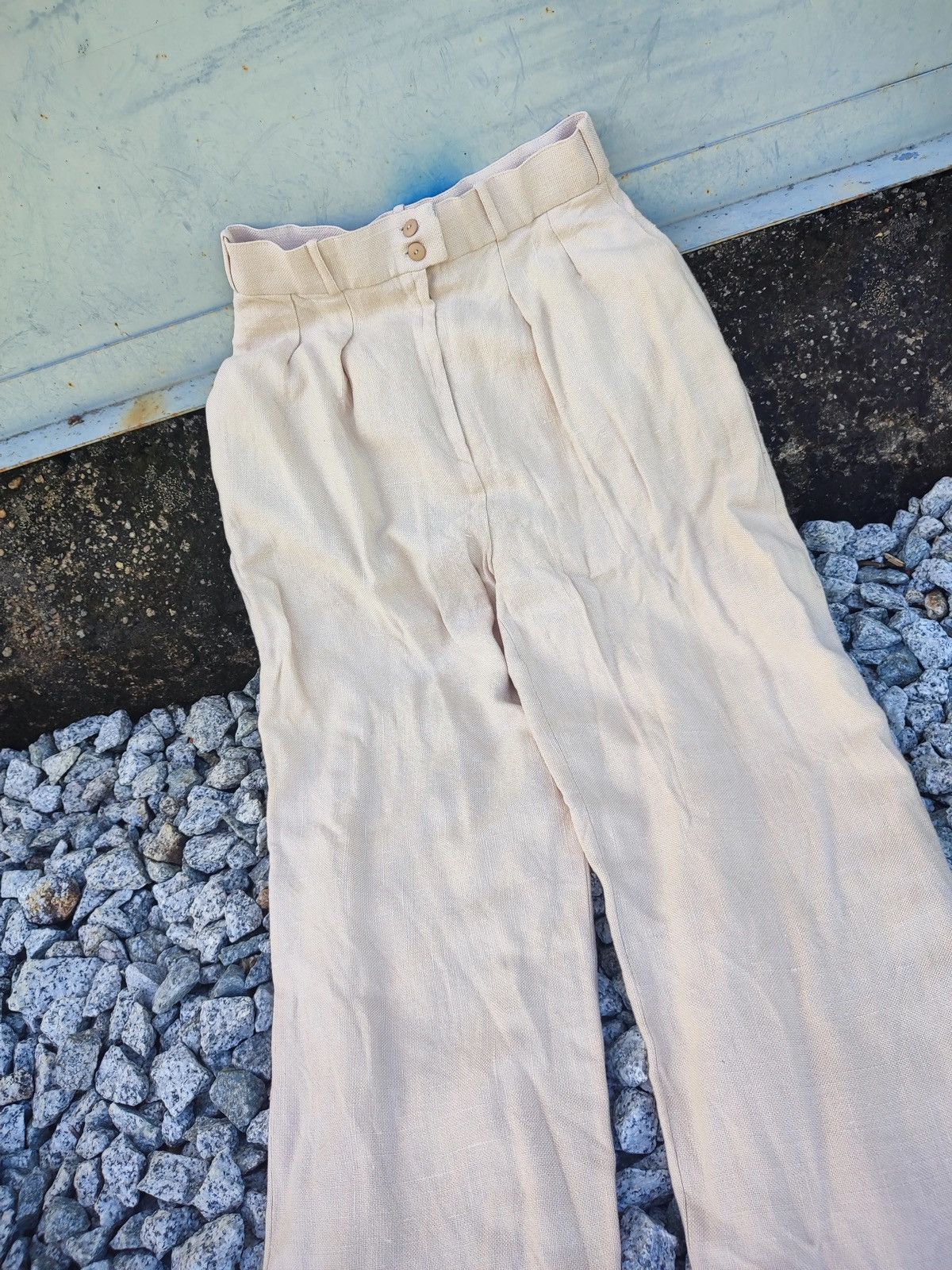 Christian Dior Monsieur Vintage Christian Dior Prêt-à-Porter Textured Pants Size 26" / US 2 / IT 38 - 2 Thumbnail