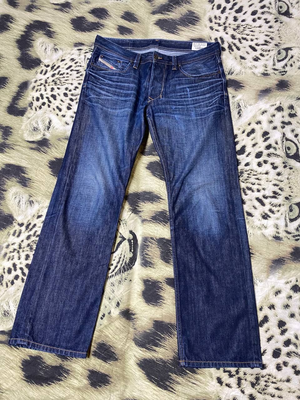 Diesel DIESEL🔥THRASHED DISTRESSED DENIM SWEATPANTS Size US 34 / EU 50 - 10 Thumbnail