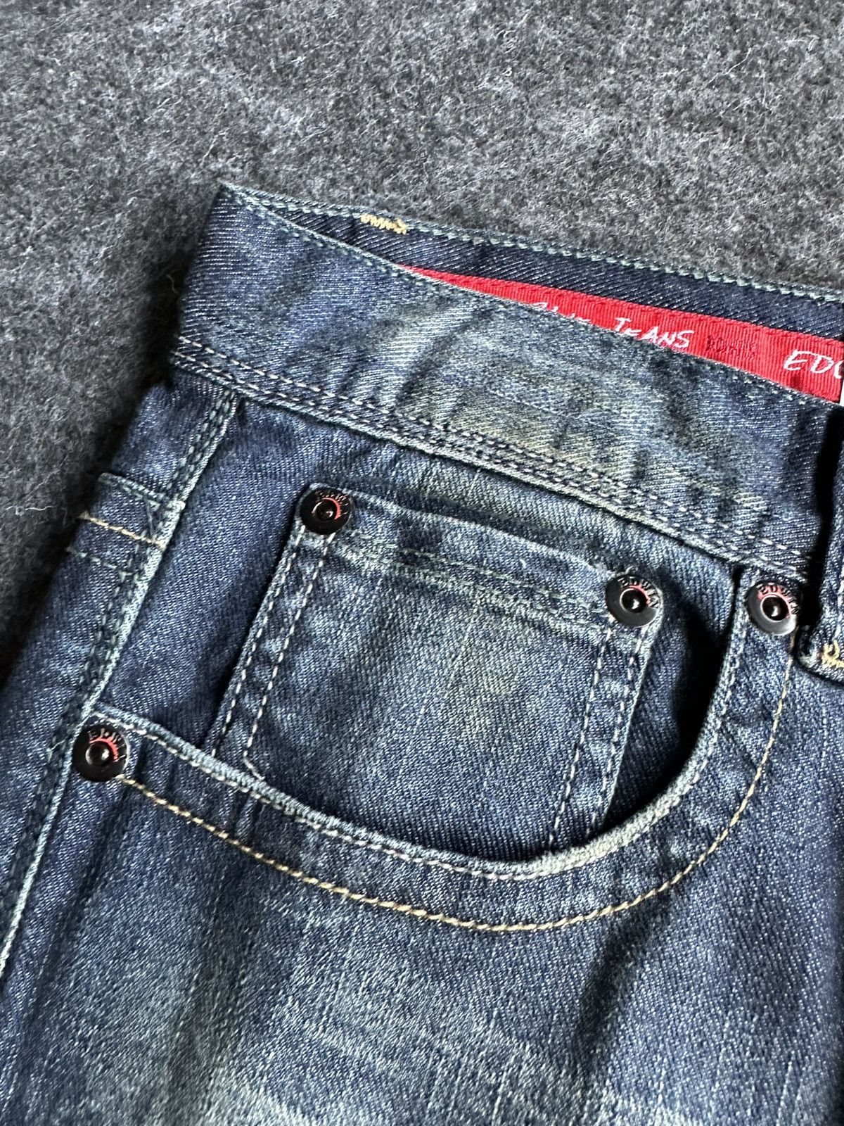 Edwin Edwin S503 Edge Flare Design Denim 32x32 D384 Size US 32 / EU 48 - 11 Thumbnail