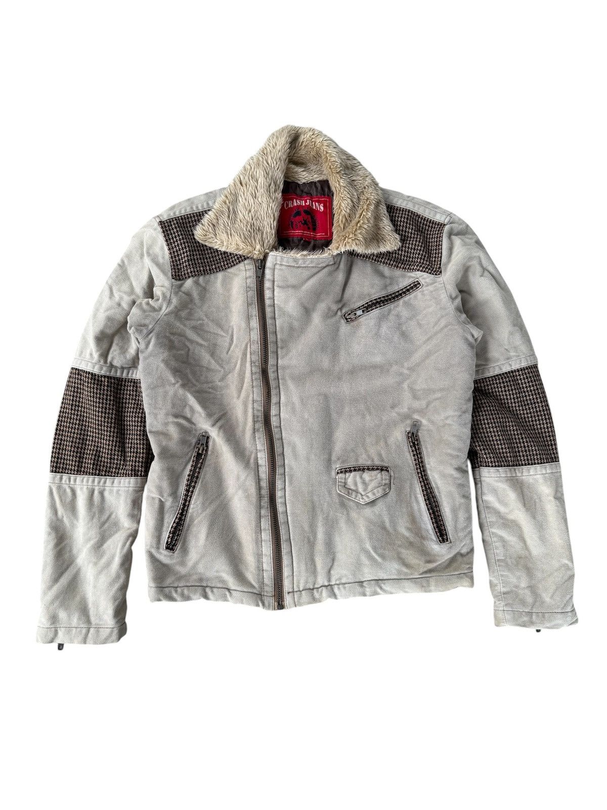Japanese Brand CRASH JEANS SUEDE SHEEPSKIN JACKET Size US L / EU 52-54 / 3 - 3 Thumbnail