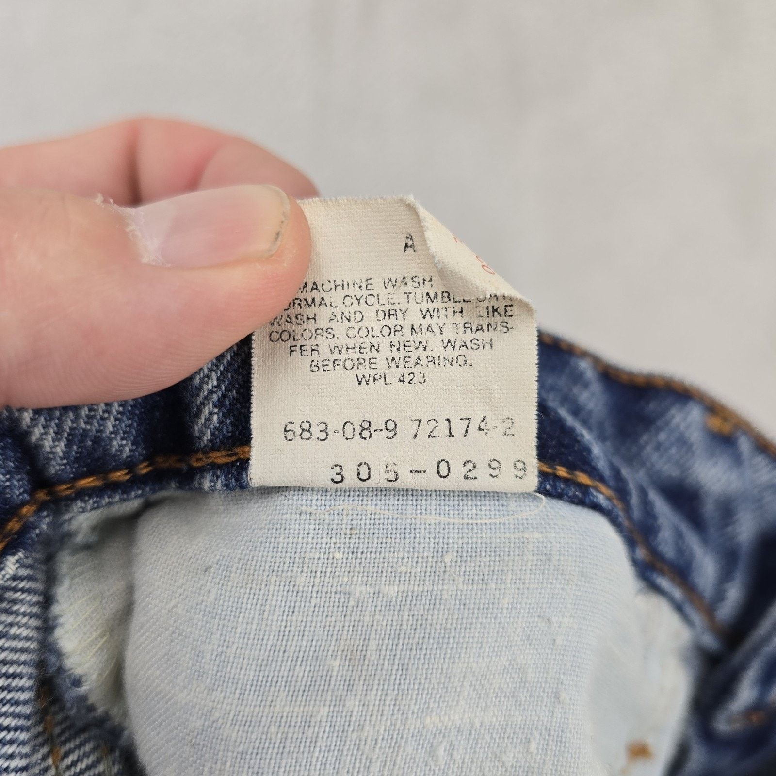 Levi's Vintage 80s Levis 505 Jeans Womens 14 (Fits 26x26) Acid Wash Size 26" / US 2 / IT 38 - 6 Thumbnail