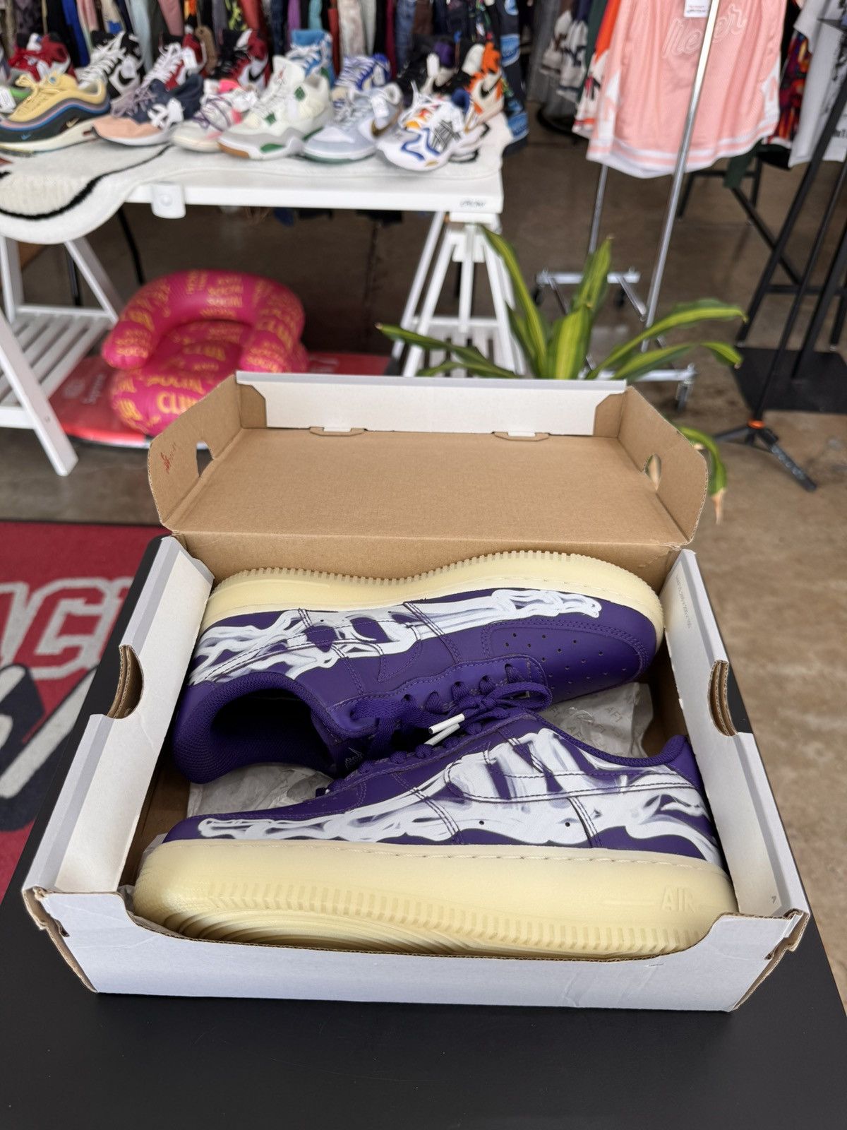 Nike Nike Air Force 1 Low ‘07 Purple Skeleton Size 6 (2021) Size US 6 / EU 39 - 10 Thumbnail