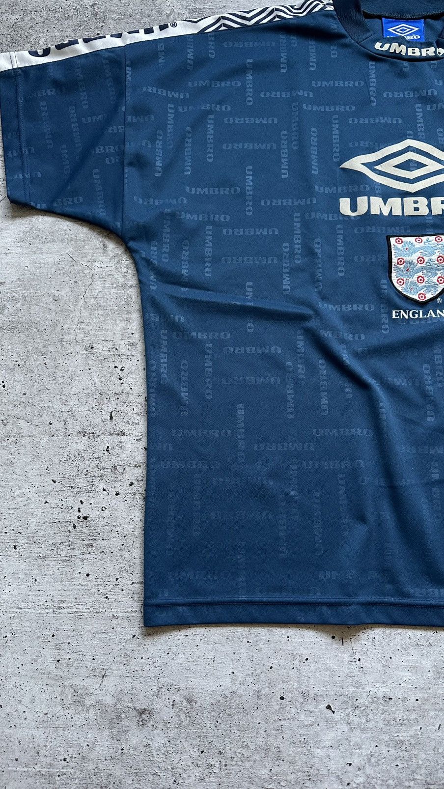 Umbro 90s Umbro England Soccer Team Vintage Training Jersey Size US XXL / EU 58 / 5 - 2 Thumbnail