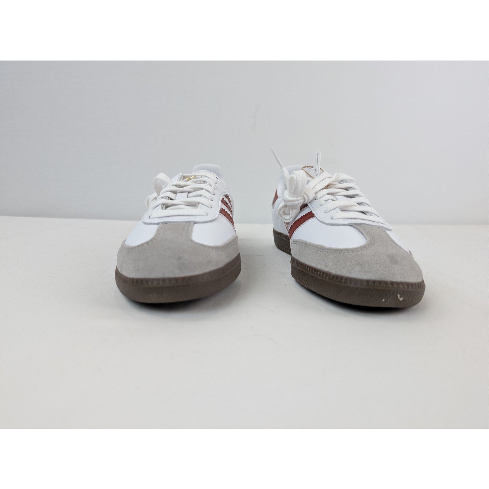 Adidas o1rshd1 Samba OG Sneaker in Footwear White / Preloved Ruby Size US 8.5 / EU 41-42 - 10 Thumbnail