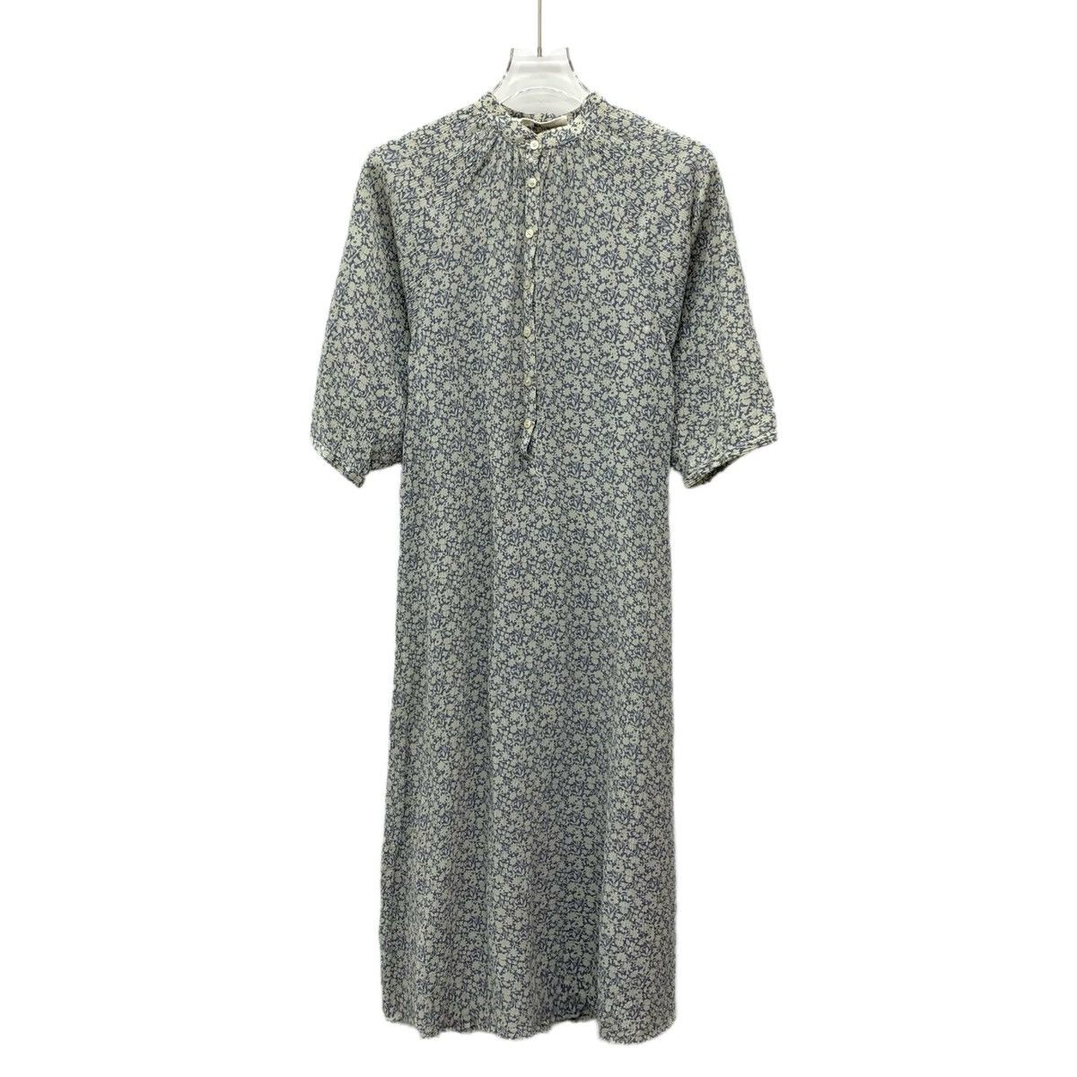 Celine Celine All-over Floral Print Silk Short Sleeve Dress K26WX Size XXS / US 00 / IT 34 - 1 Thumbnail