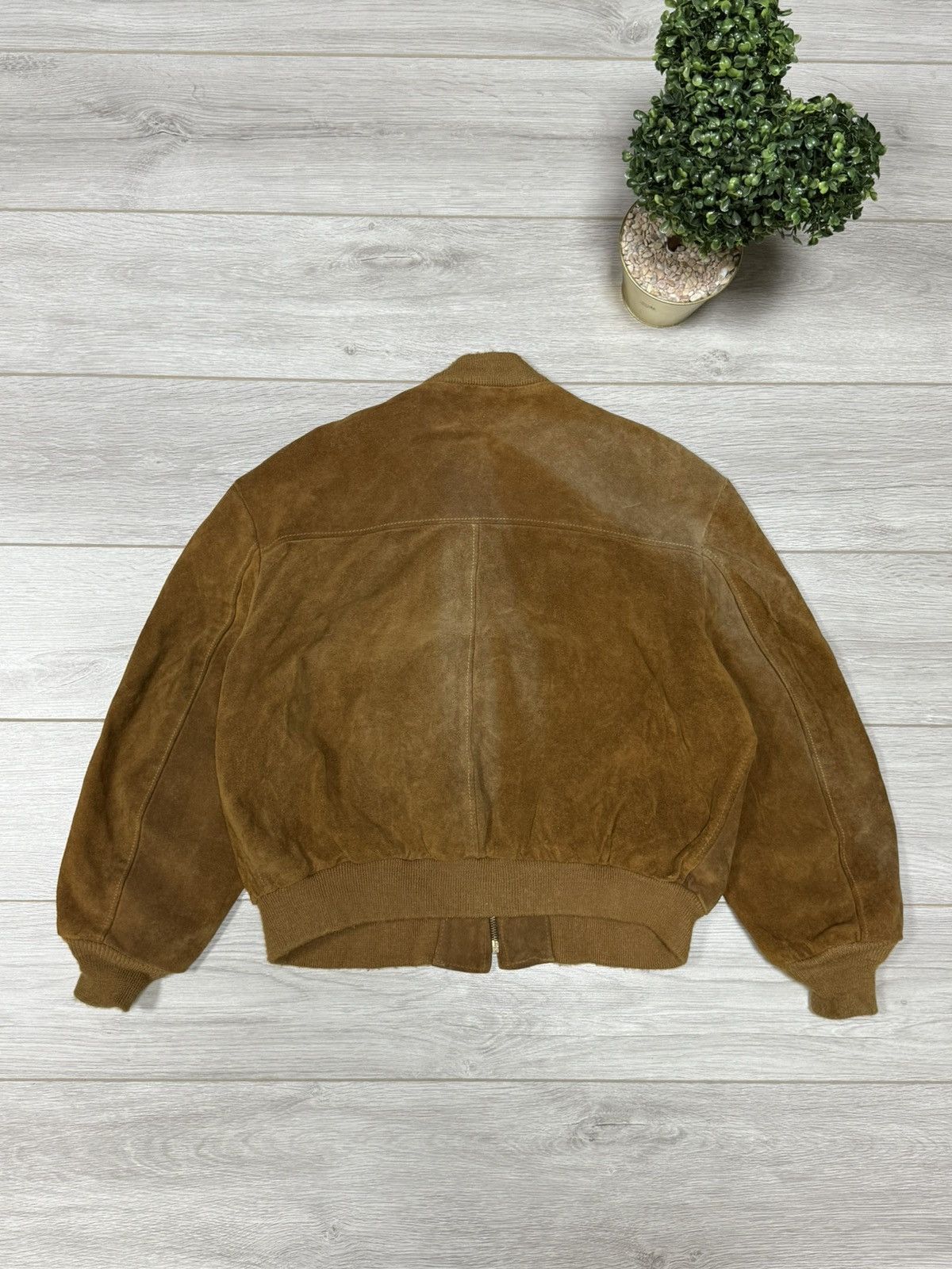 Schott Schott USA vintage suede leather bomber Size US M / EU 48-50 / 2 - 11 Thumbnail