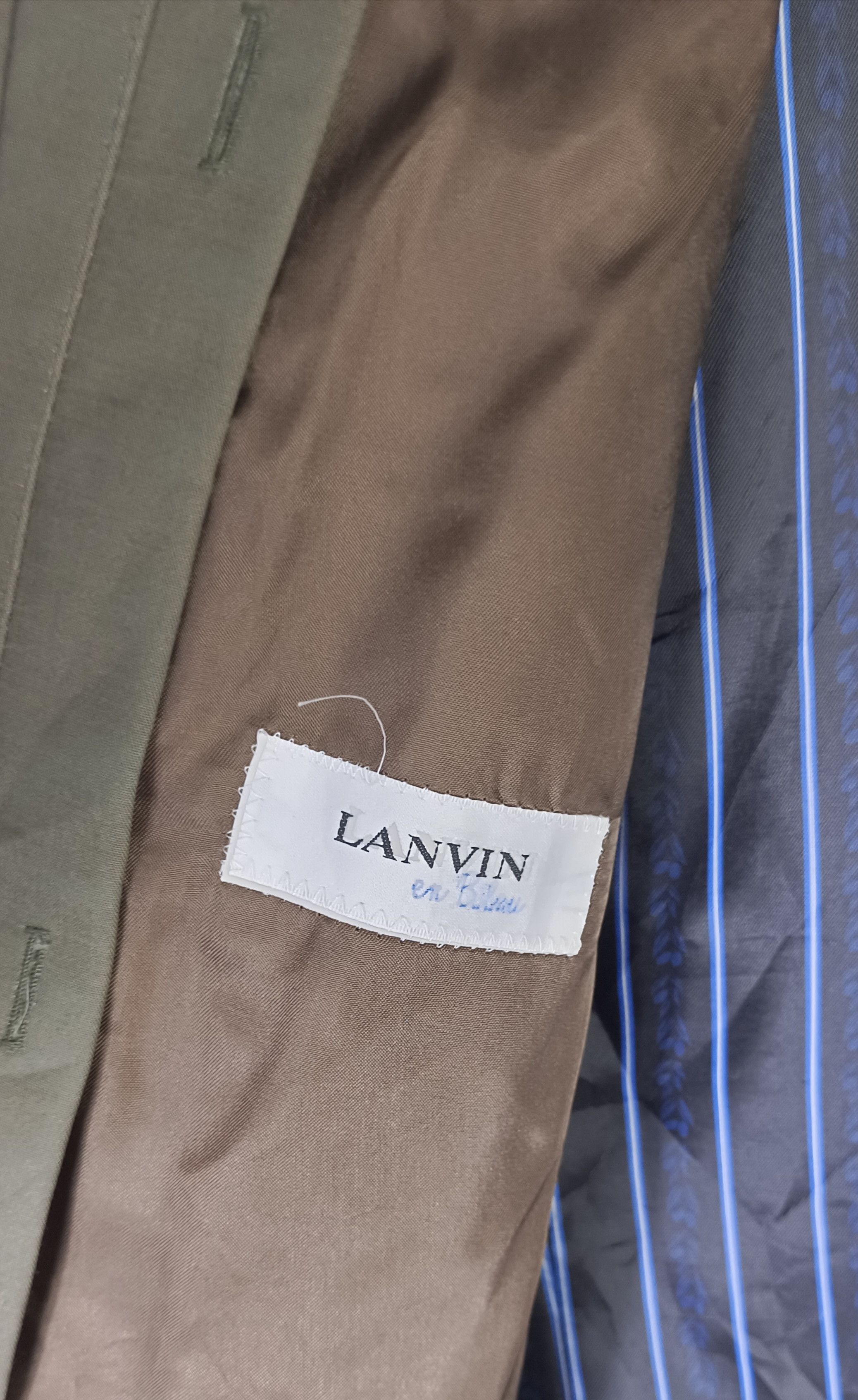 Lanvin Lanvin er Bleu Trench Coat Size US M / EU 48-50 / 2 - 7 Thumbnail