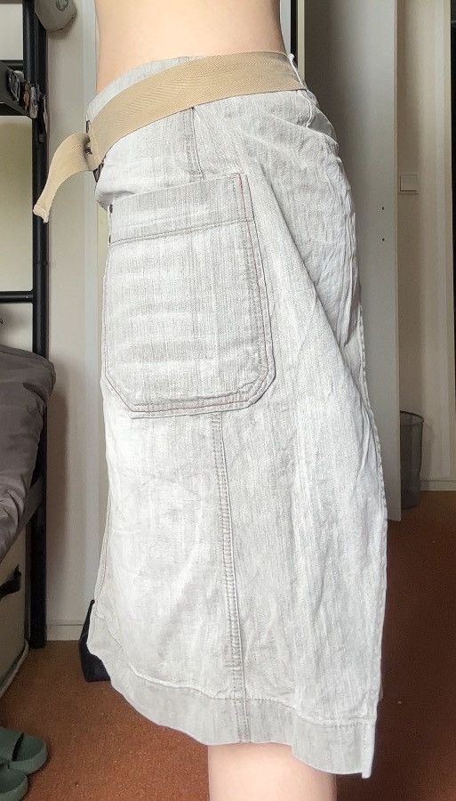 Diesel Diesel Skirt Vintage Y2K Belted Denim Knee-Length Size 32" / US 10 / IT 46 - 8 Thumbnail