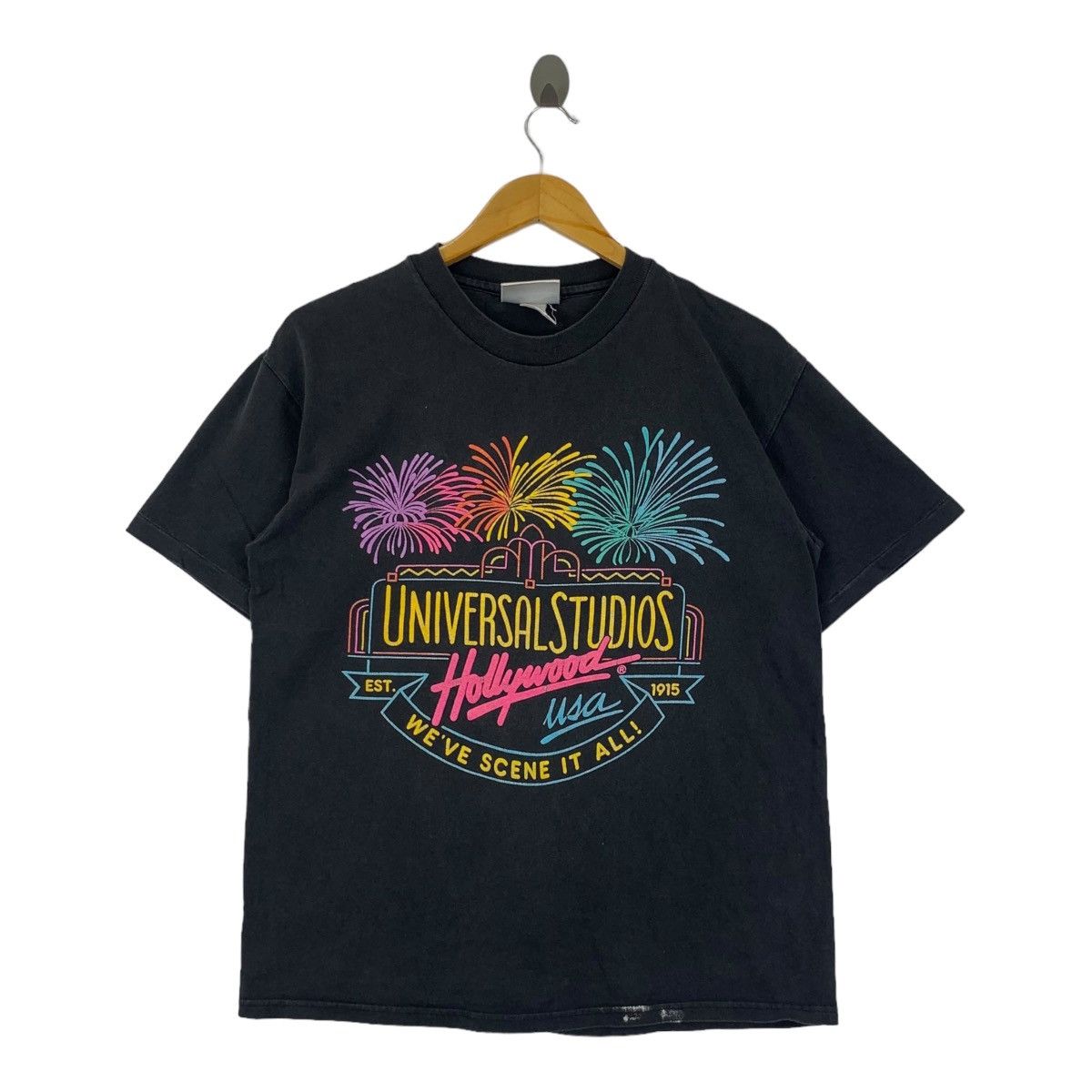 Universal Studios Vintage 90’ UNIVERSAL STUDIO HOLLYWOOD Tee Shirt Top Size M / US 6-8 / IT 42-44 - 1 Thumbnail