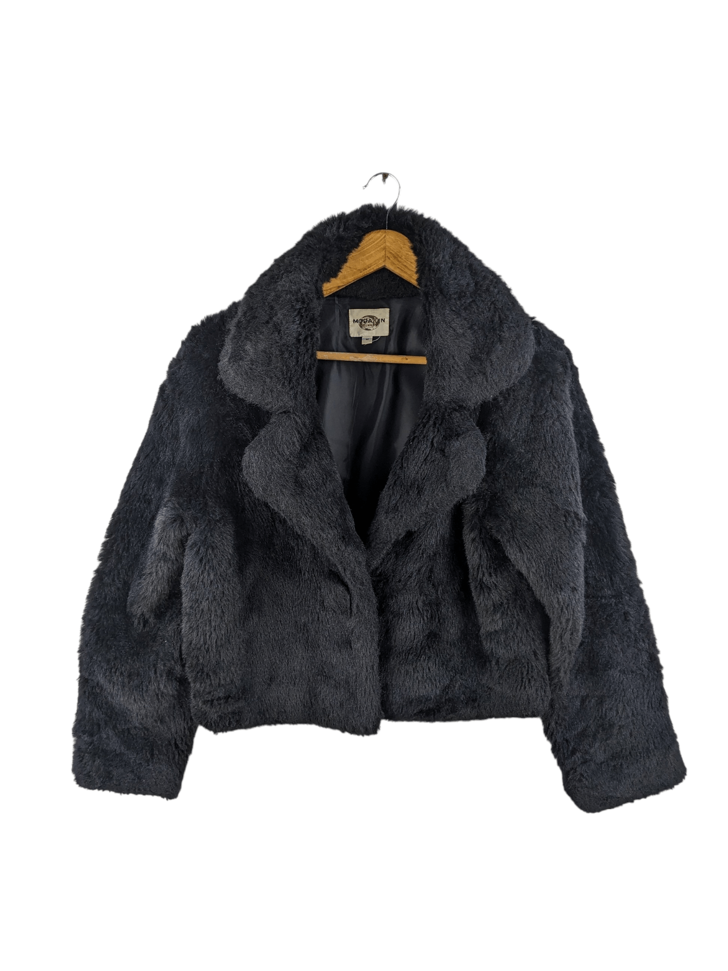Designer × Japanese Brand Vintage Faux Fur Cropped Jacket Cardigan Size M / US 6-8 / IT 42-44 - 1 Thumbnail