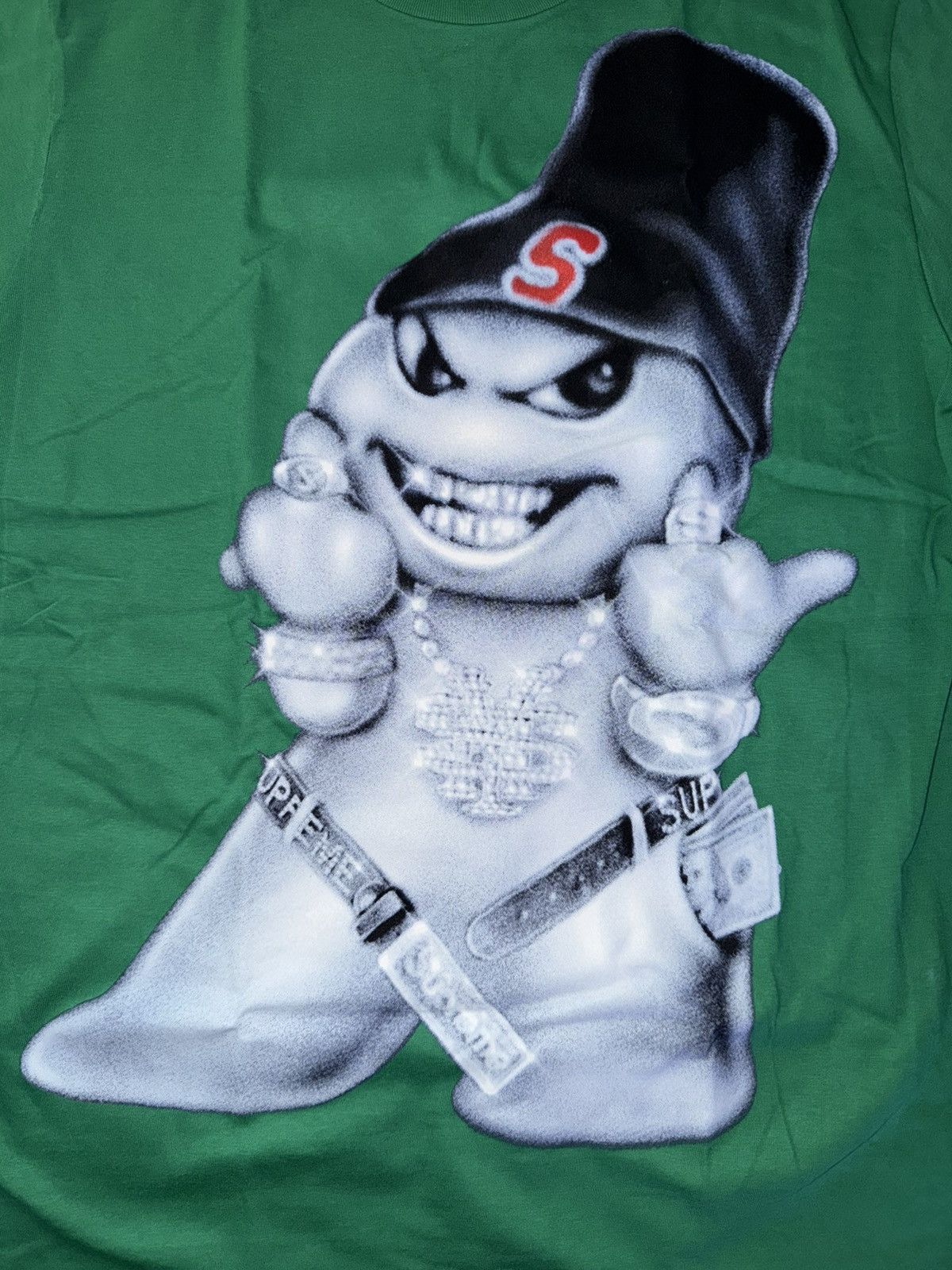 Supreme Supreme Snowman Tee – Green (M) Size US M / EU 48-50 / 2 - 5 Thumbnail