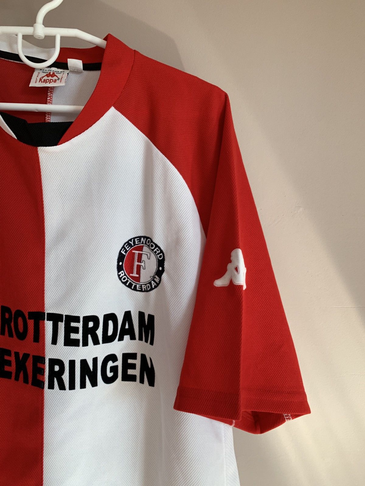 Kappa Feyenoord Home Football Shirt Kappa Vintage Soccer Retro XL Size US XL / EU 56 / 4 - 4 Thumbnail
