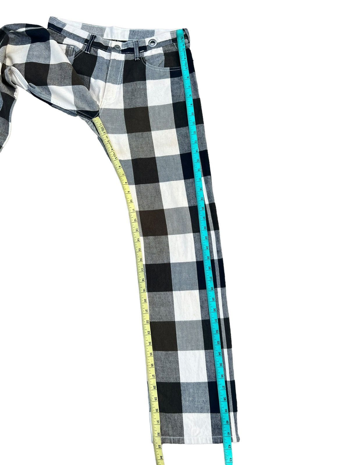 Vintage Stancetc Art Works Japan Checks Slim Pant Size US 30 / EU 46 - 5 Thumbnail