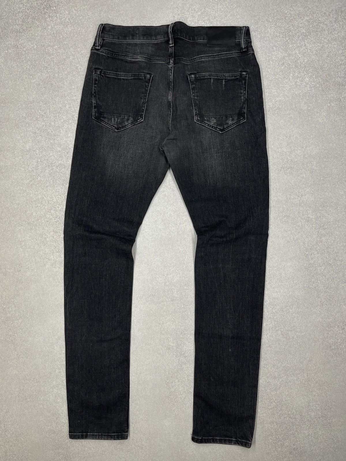 Allsaints × Designer Mens AllSaints Rex Denim Jeans Grey Big Logo Pocket Size 31 Size US 31 - 2 Thumbnail