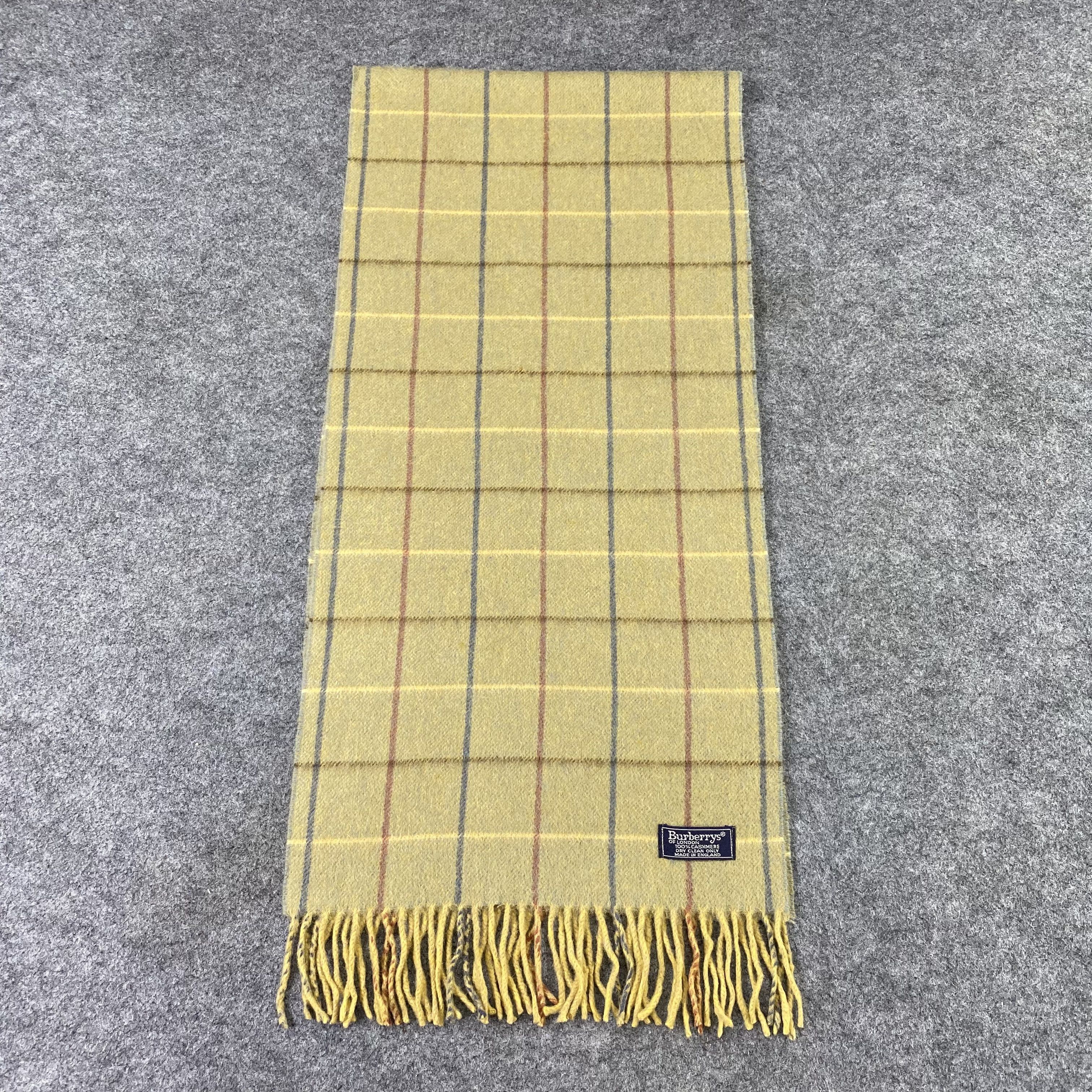 Burberry Burberry Cashmere Scarf / Muffler / Neckwear-K055 Size ONE SIZE - 2 Thumbnail