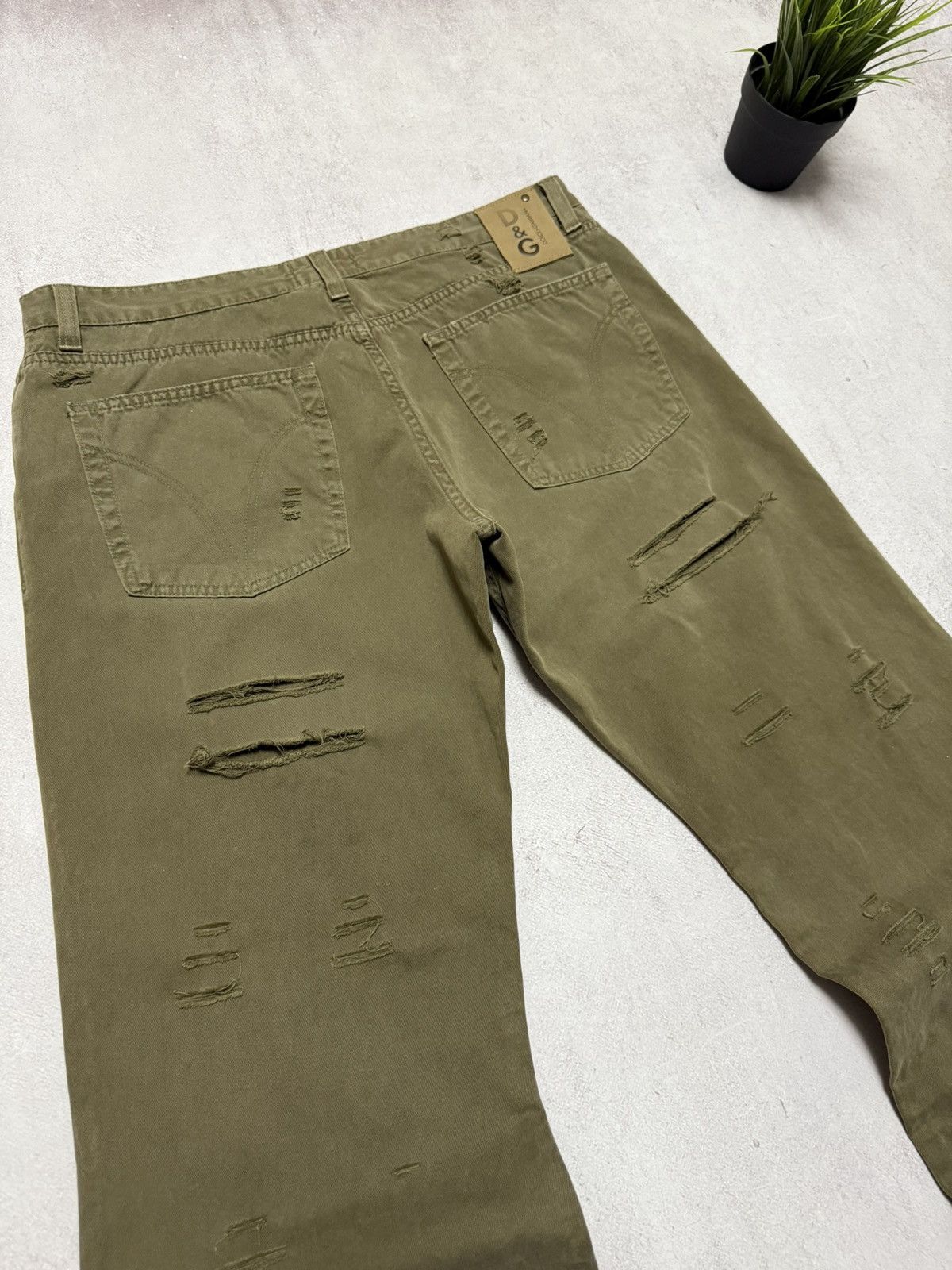 Dolce & Gabbana Vintage Dolce Gabbana Jeans Baggy Distressed Pants DG 90s Size US 34 / EU 50 - 13 Thumbnail