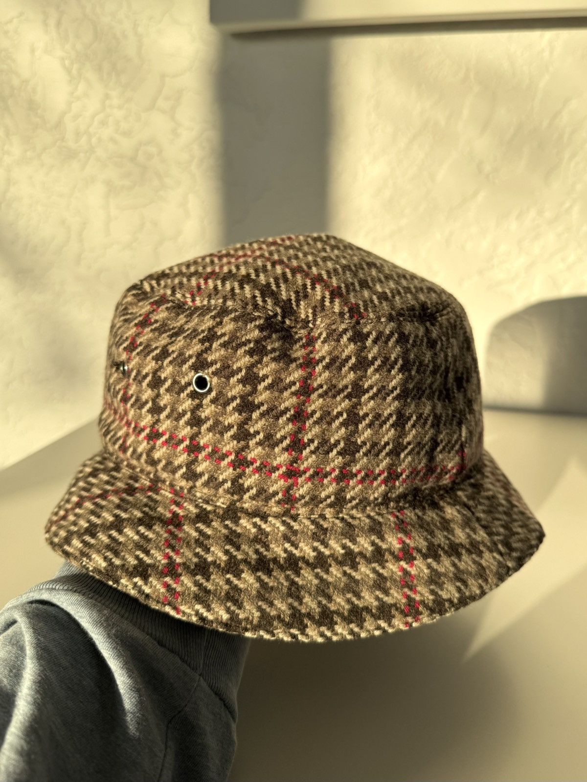 Prada wool bucket hat online