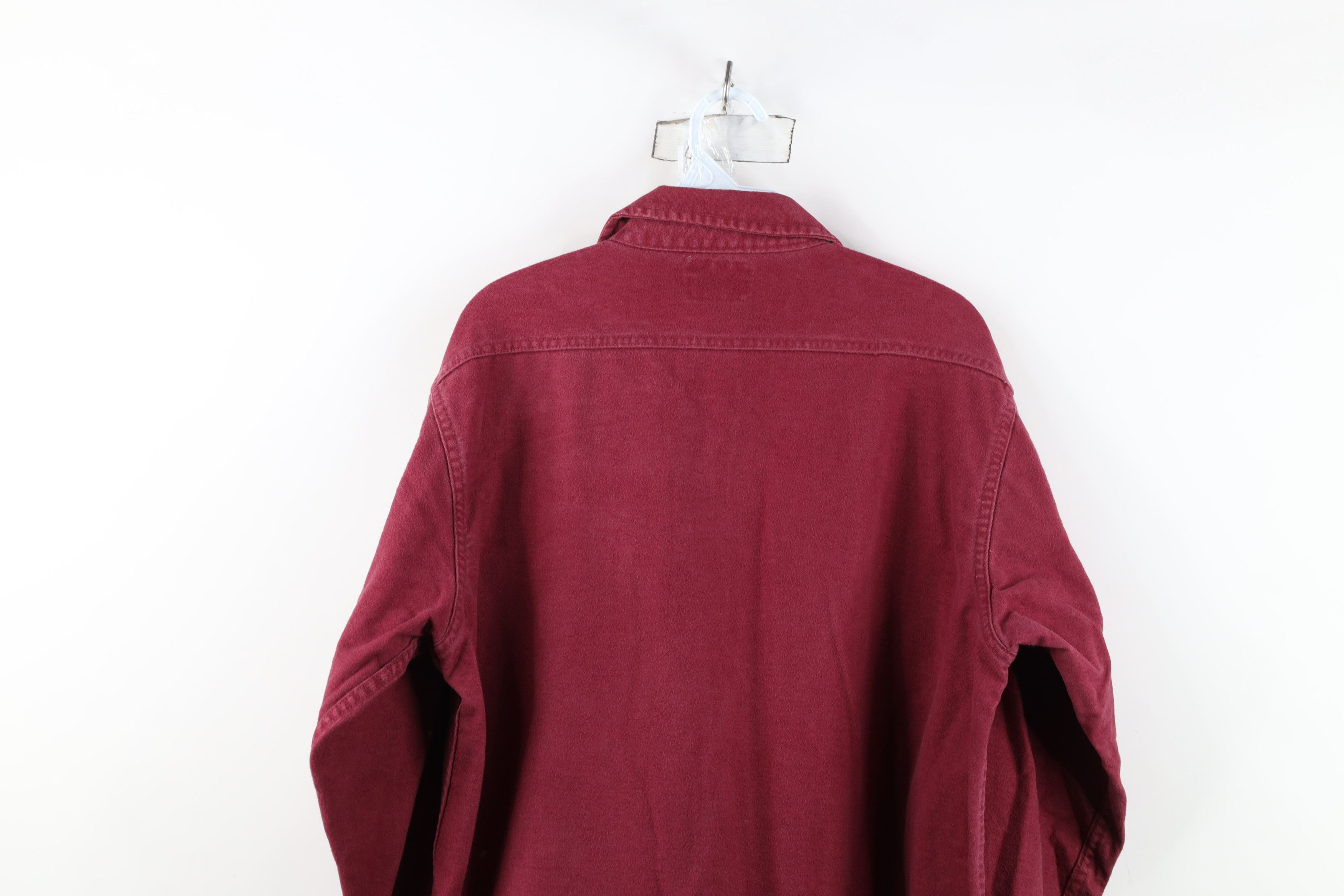 Vintage Vintage 70s Streetwear Chamois Cloth Button Shirt USA Size US L / EU 52-54 / 3 - 14 Thumbnail