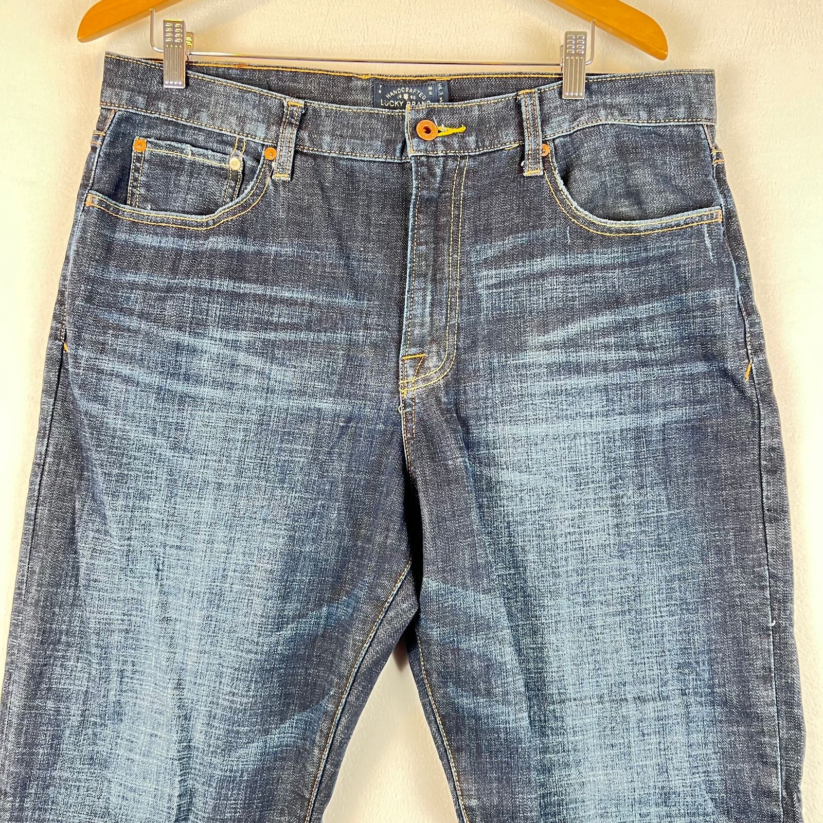 Lucky Brand Lucky Brand jeans mens 36x30 329 classic straight blue denim Size US 36 / EU 52 - 3 Thumbnail