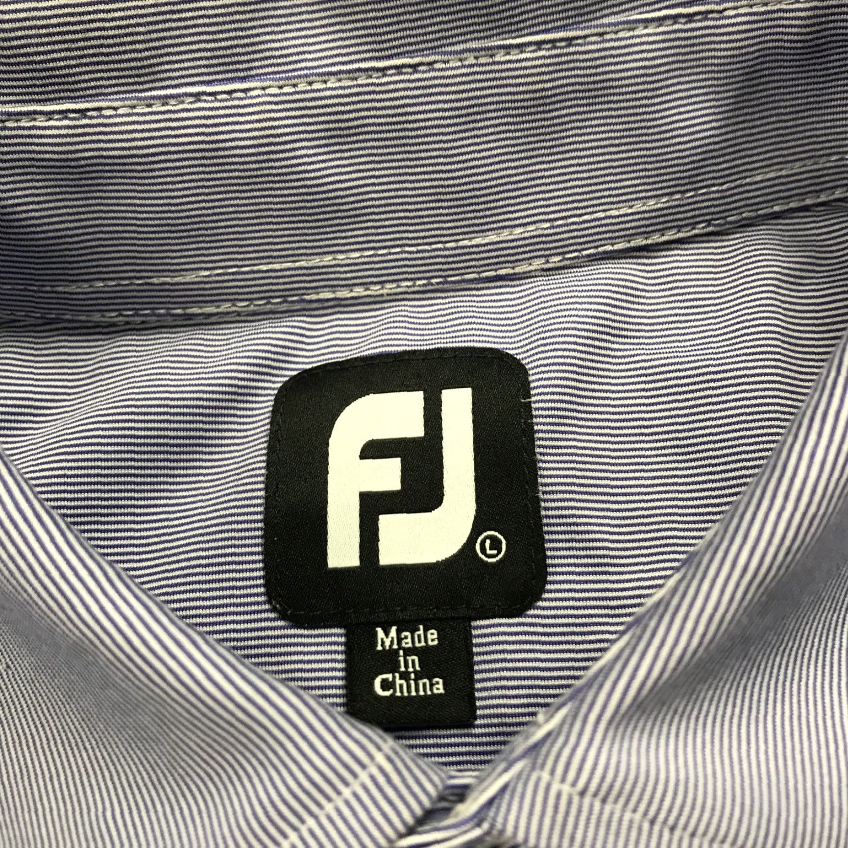 Footjoy FootJoy Polo Shirt Mens L Purple Striped Logo Golf Shirt Size US L / EU 52-54 / 3 - 4 Thumbnail