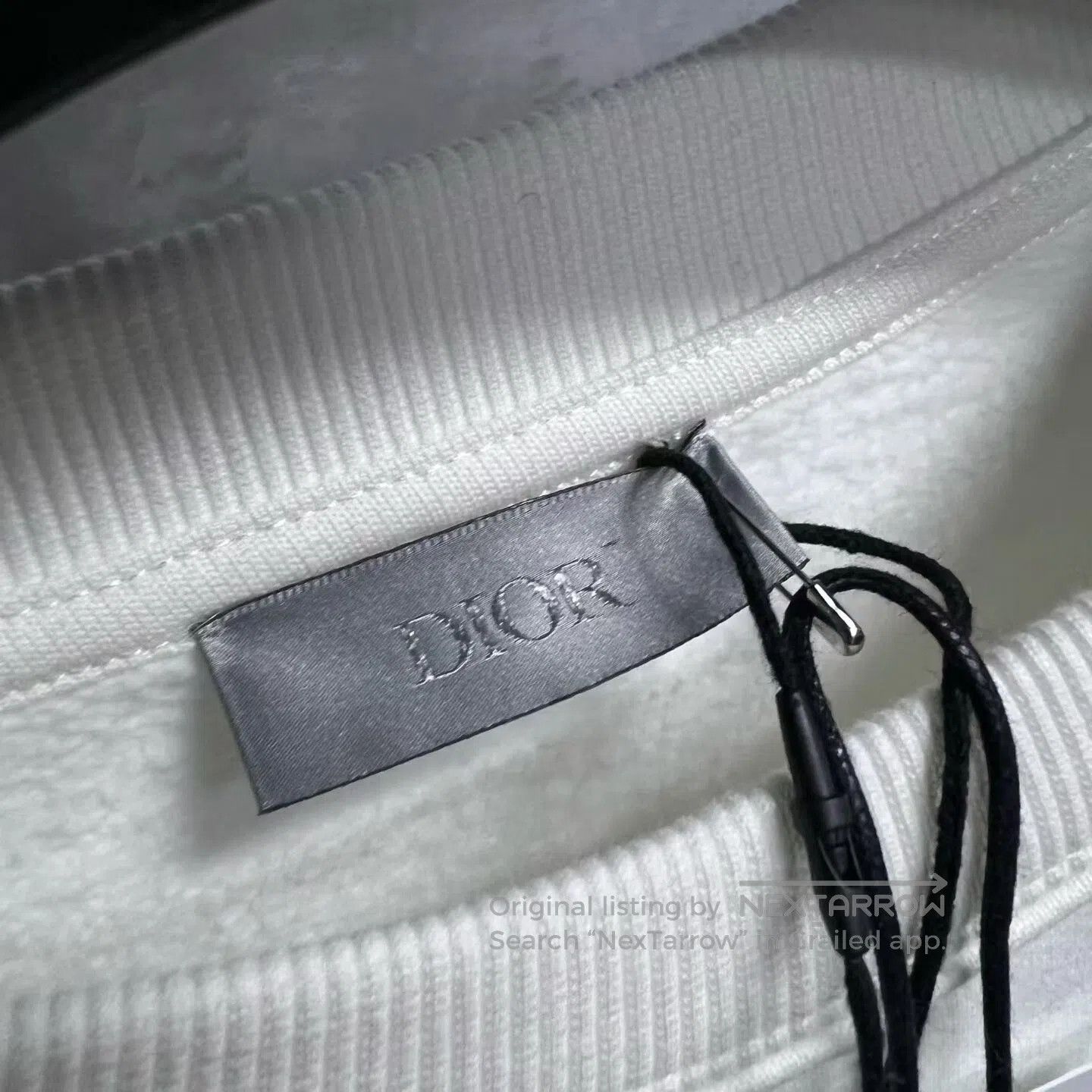 Dior Dior Solid-color logo embroidered round-neck hoodie| Size US XXL / EU 58 / 5 - 3 Thumbnail