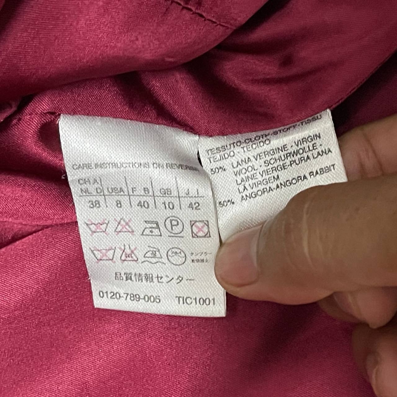 Max Mara Max Mara Virgin Wool and Angora Rabbit Long Coat Size M / US 6-8 / IT 42-44 - 7 Thumbnail