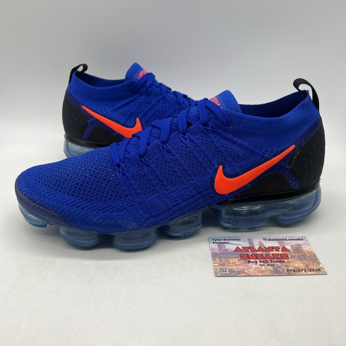 image of Nike Air Vapormax 2 Racer Blue Shoes, Men's (Size 11)