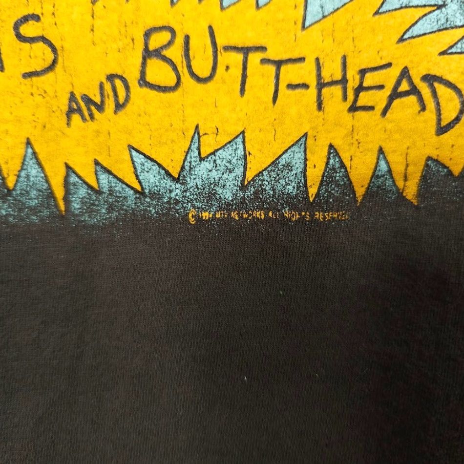 Vintage AC/DC Beavis And Butthead T Shirt Mens Large Green Black Thai Boot AC/DC Shirt Size US L / EU 52-54 / 3 - 5 Thumbnail