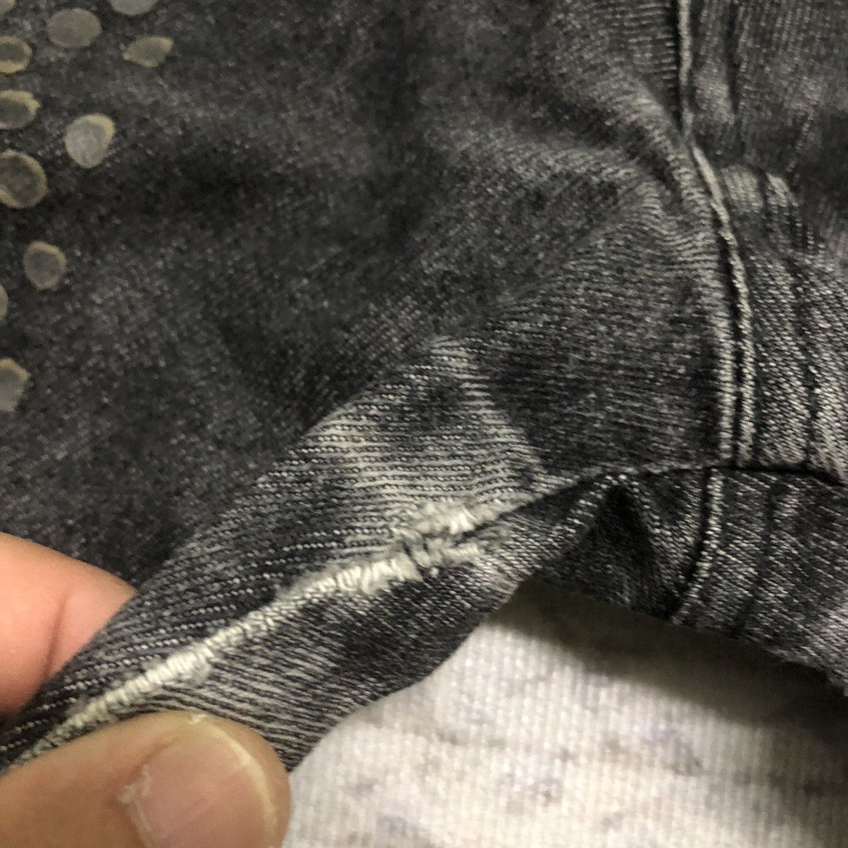 Rare Distressed Japanese Brand Punk Bondage Flare Jeans