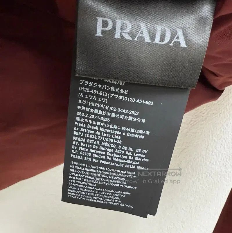Prada Prada Gray Men's Puffer Jacket in XL Size. Size US XL / EU 56 / 4 - 9 Thumbnail