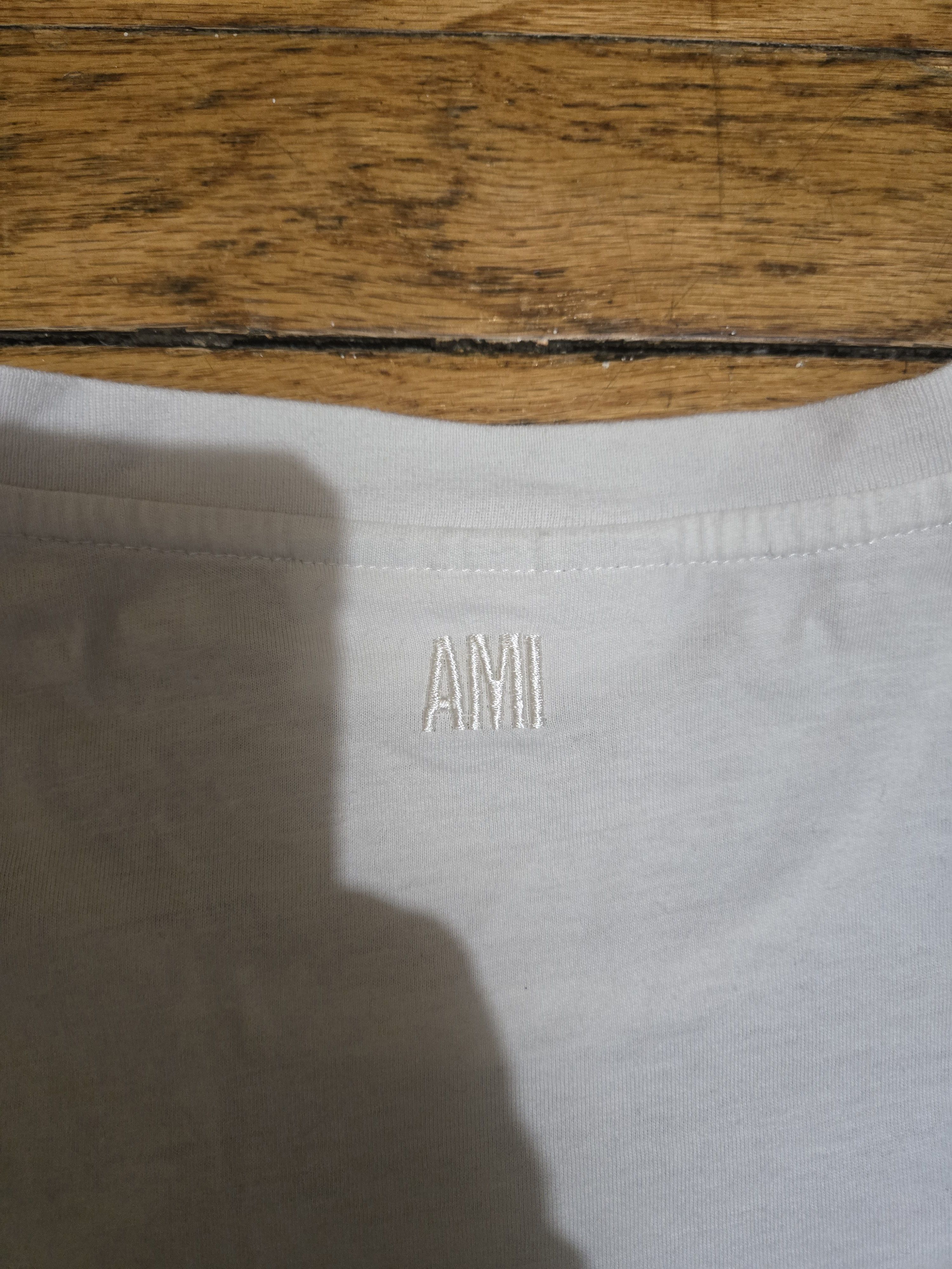 AMI Ami Paris Alexandre Matiussi M/L Dark Blue White Size US M / EU 48-50 / 2 - 8 Thumbnail