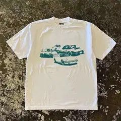 Japanese Brand VIBE Shark pattern casual vintage cotton t-shirt Size US M / EU 48-50 / 2 - 6 Thumbnail