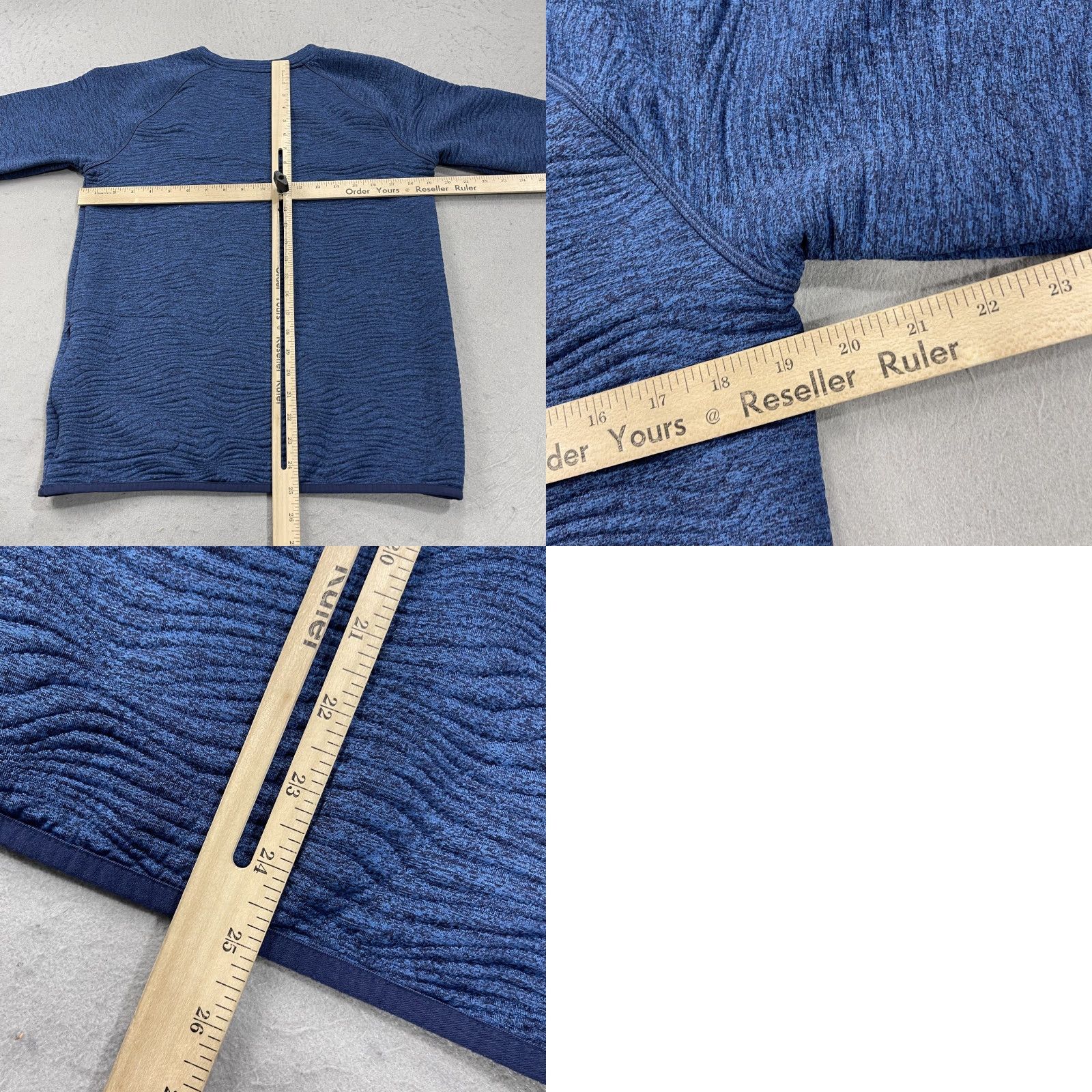 Nike Nike Golf Sweatshirt Mens Small Blue Textured Tour Knit Mickey Logo Size US S / EU 44-46 / 1 - 8 Thumbnail
