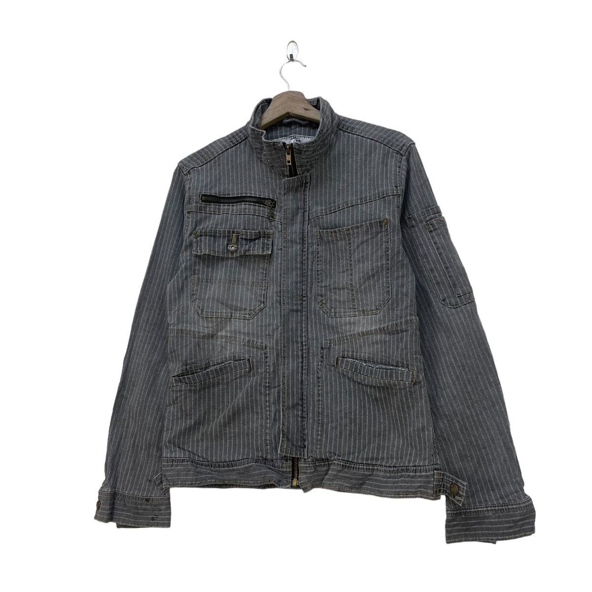Other Vintage Japanese Brand Hikory Stripe Workwear Jacke Size US M / EU 48-50 / 2 - 3 Thumbnail