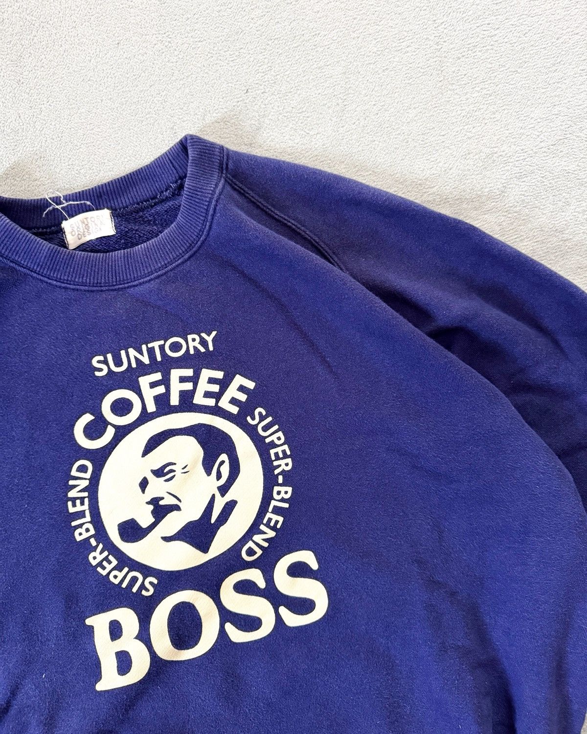 Other Vintage Suntory Coffee Boss Crewneck Size US L / EU 52-54 / 3 - 4 Thumbnail