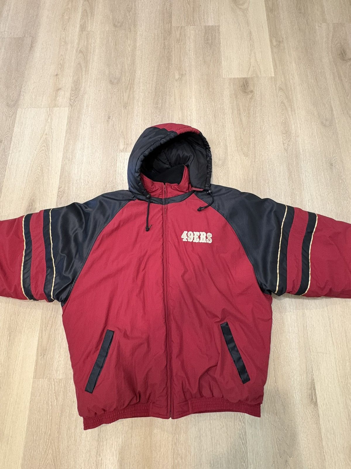 Starter 49ers Starter Jacket Vintage Puffer Size US XL / EU 56 / 4 - 2 Thumbnail