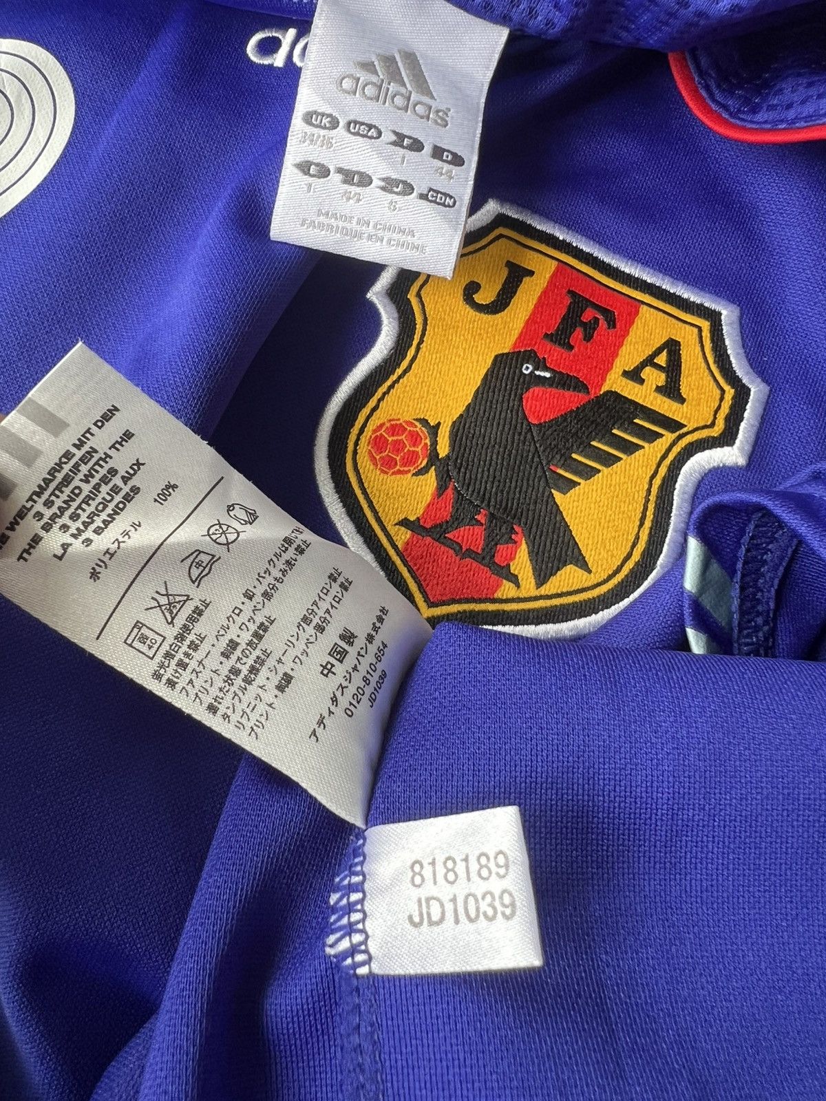 Vintage Vintage 2006 Adidas Japan Nakata #7 PI World Cup Home Jersey Size US M / EU 48-50 / 2 - 7 Thumbnail