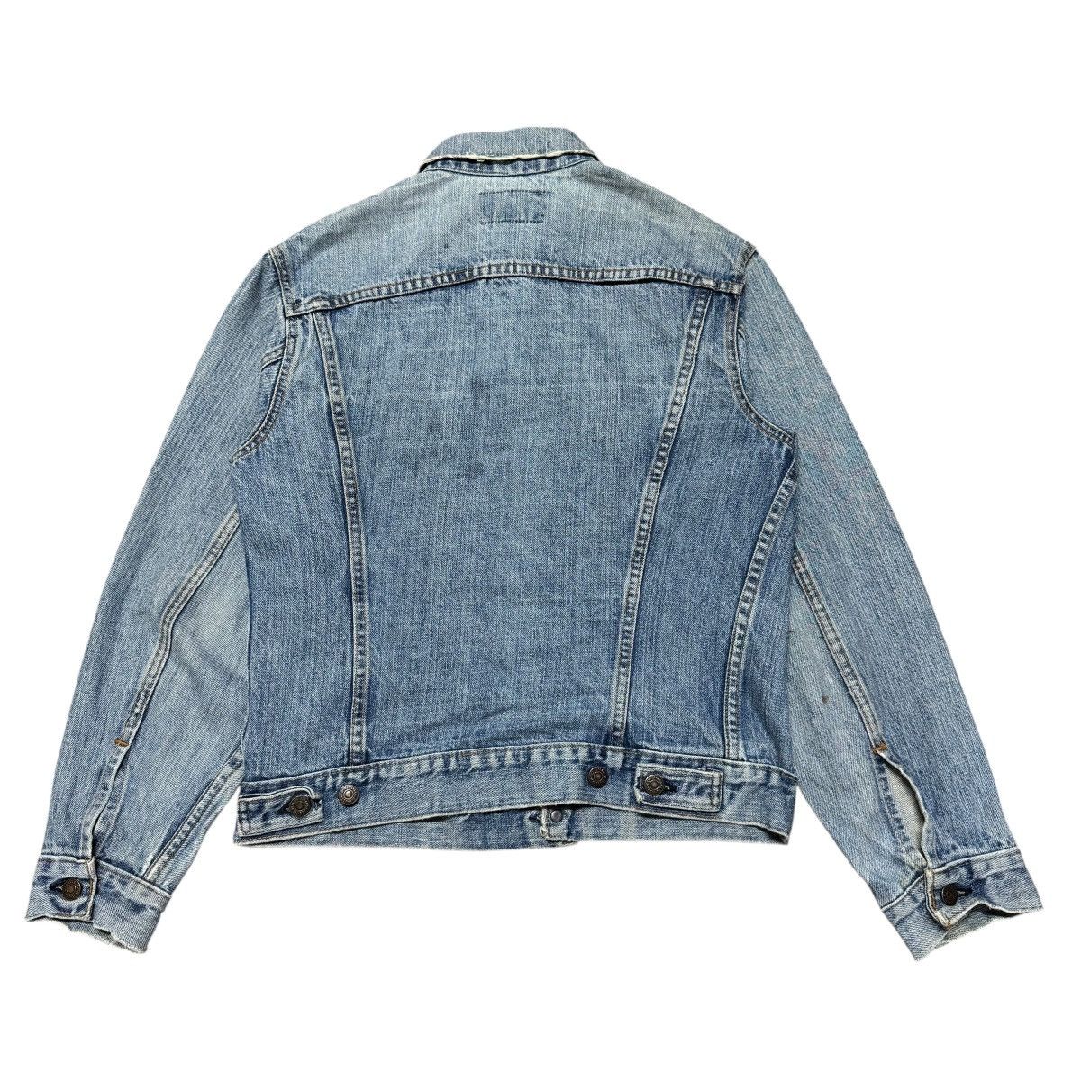 Levi's Vintage Late 70s Levis Denim Trucker Jacket Distressed Size US M / EU 48-50 / 2 - 2 Thumbnail