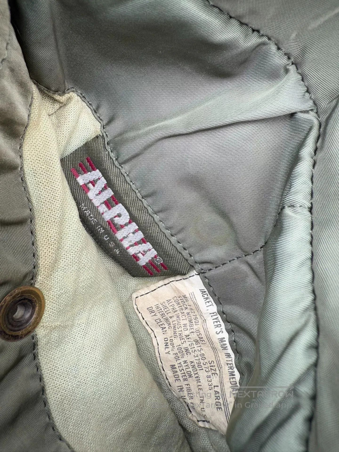Vintage Vintage 80s Alpha USAF MA. Size US L / EU 52-54 / 3 - 8 Thumbnail