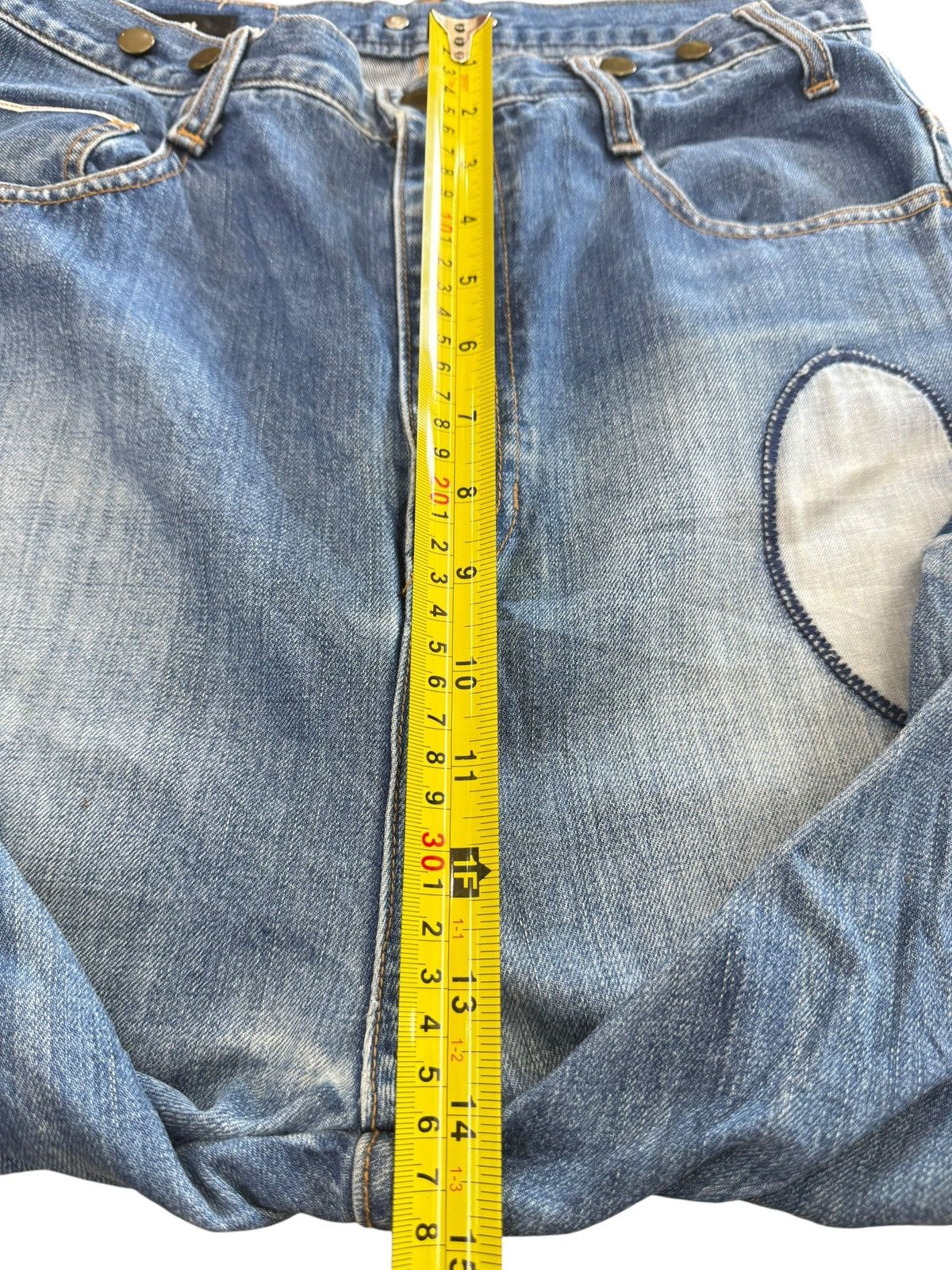 Issey Miyake Issey Miyake x Net-net 90’s Patchwork Style Denim Jeans Size US 29 - 10 Thumbnail