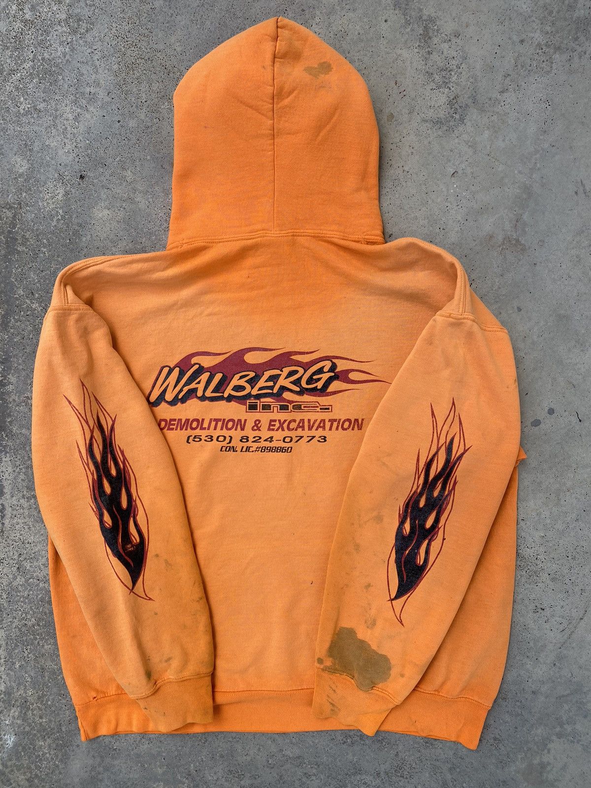 Harley Davidson Crazy Vintage Flame Harley Styled Boxy Hoodie Size US L / EU 52-54 / 3 - 2 Thumbnail