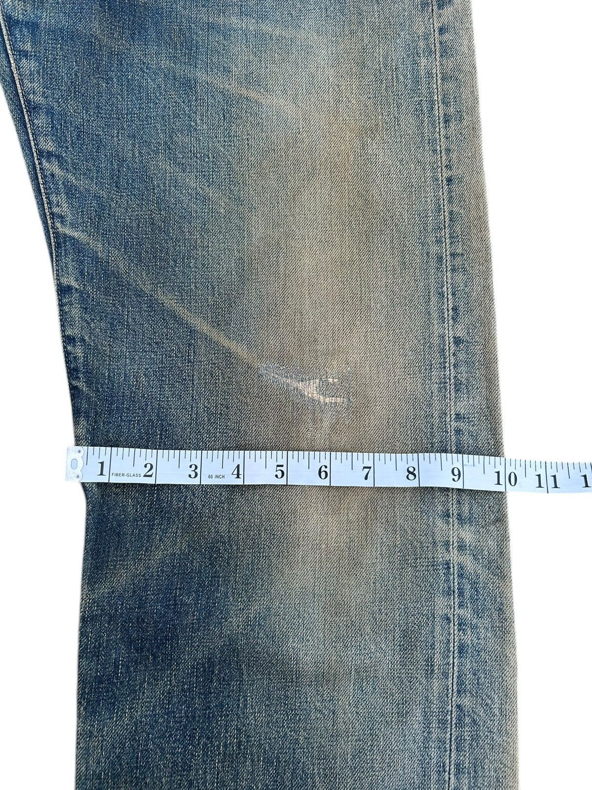 Kapital Vintage Levis Big E Selvedge Rusty Distressed Denim Jeans Size US 32 / EU 48 - 18 Thumbnail
