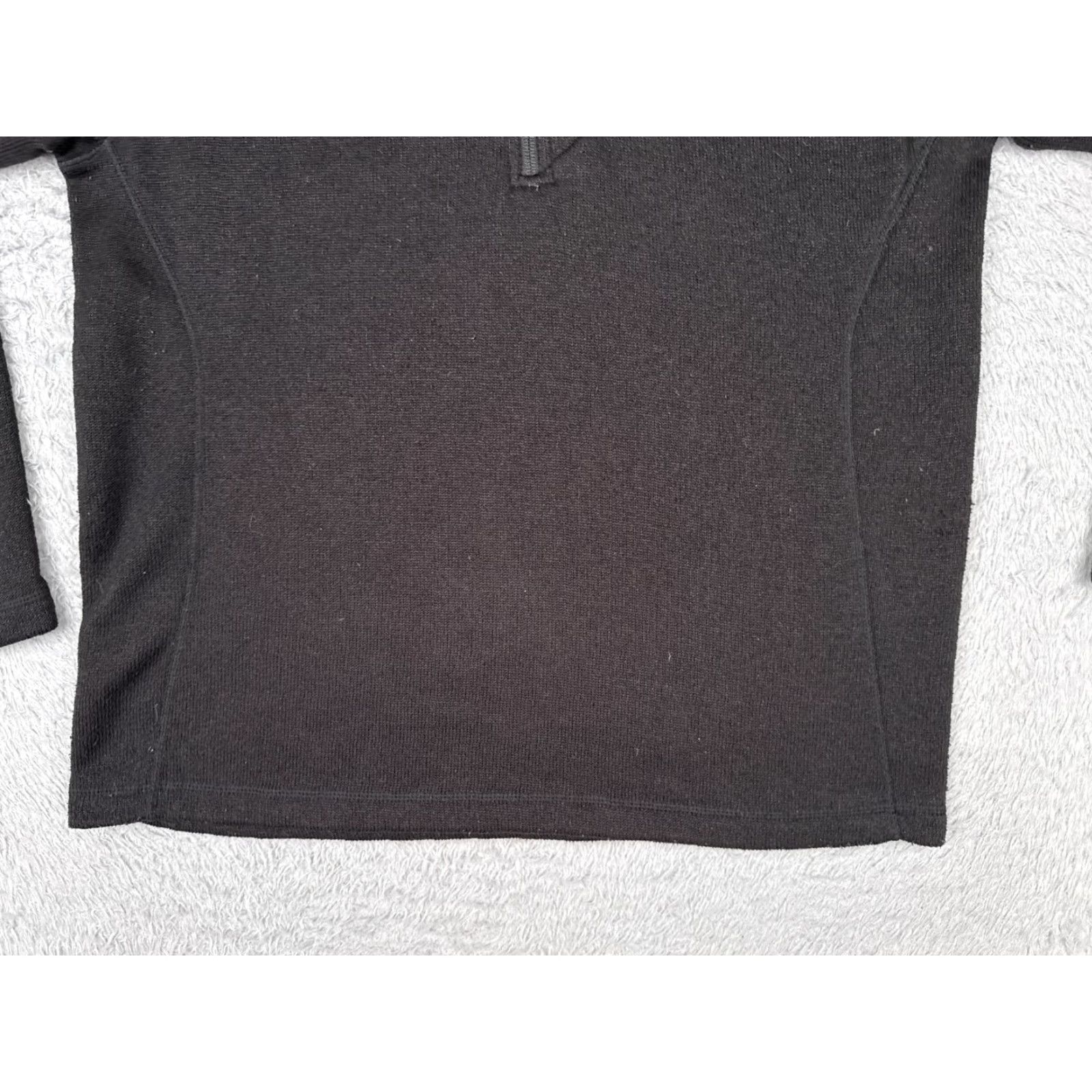 The North Face The North Face Sweater Medium Black Knit 1/4 Zip Polyester Pullover Shell Mens Size US M / EU 48-50 / 2 - 5 Thumbnail