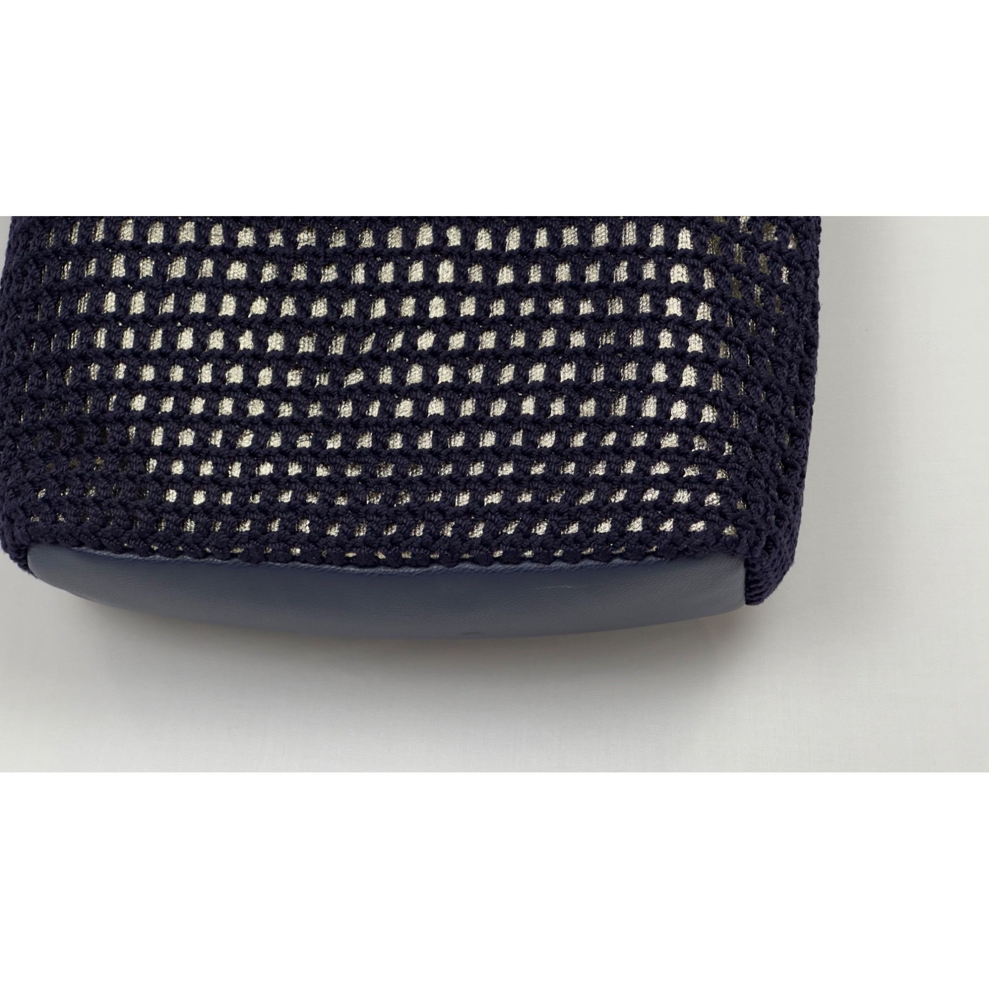 The Sak The Sak Navy Crochet Tote Bag With Zipper Pocket & Shoulder Size ONE SIZE - 15 Thumbnail